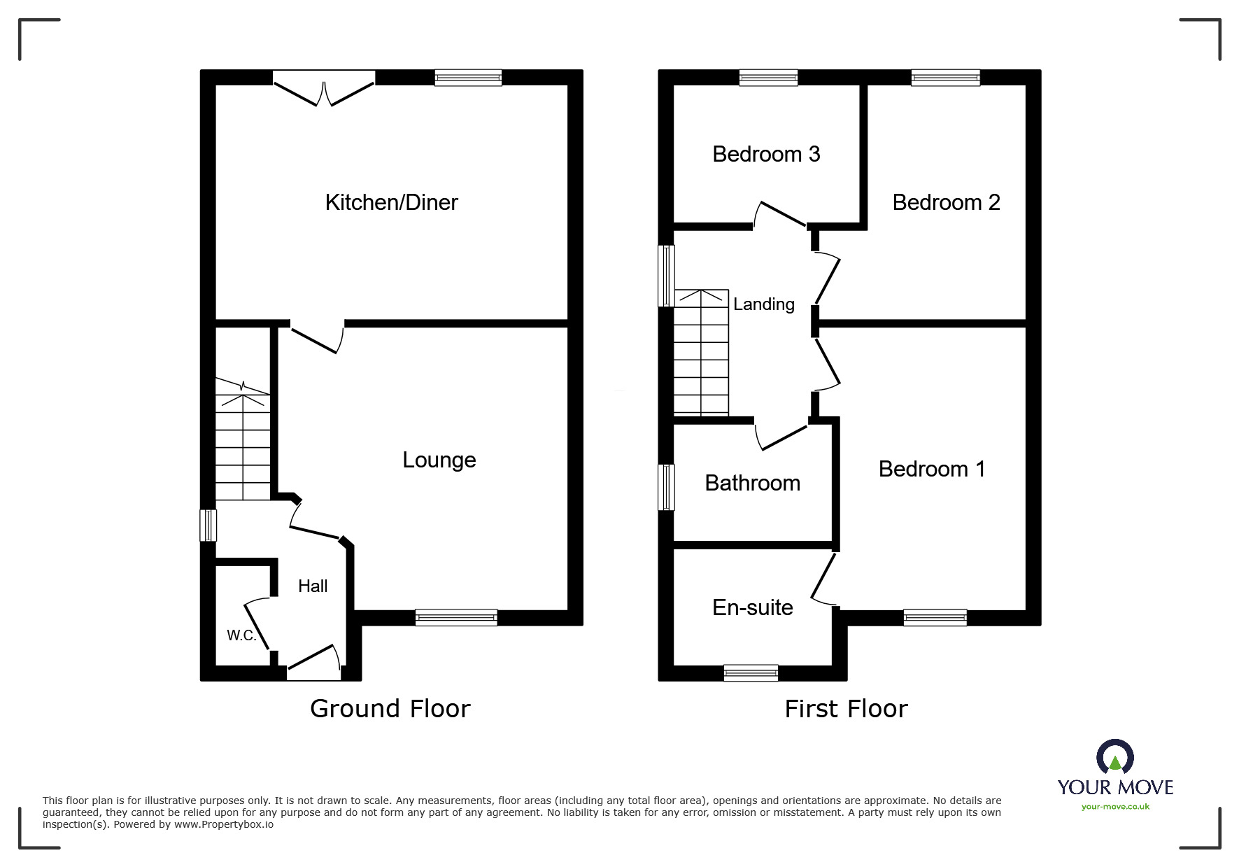 Floorplan of 3 bedroom Semi Detached House to rent, Briars Lane, Stainforth, South Yorkshire, DN7