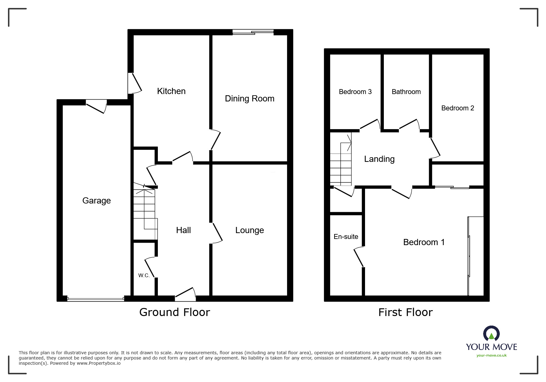 Floorplan of 3 bedroom Detached House to rent, Stocks Fold, East Markham, Nottinghamshire, NG22