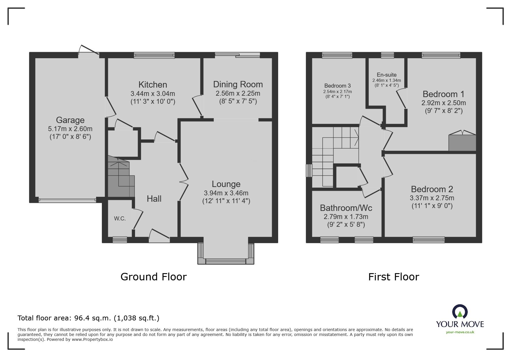 Floorplan of 3 bedroom Detached House for sale, Windlass Close, Thorne, South Yorkshire, DN8