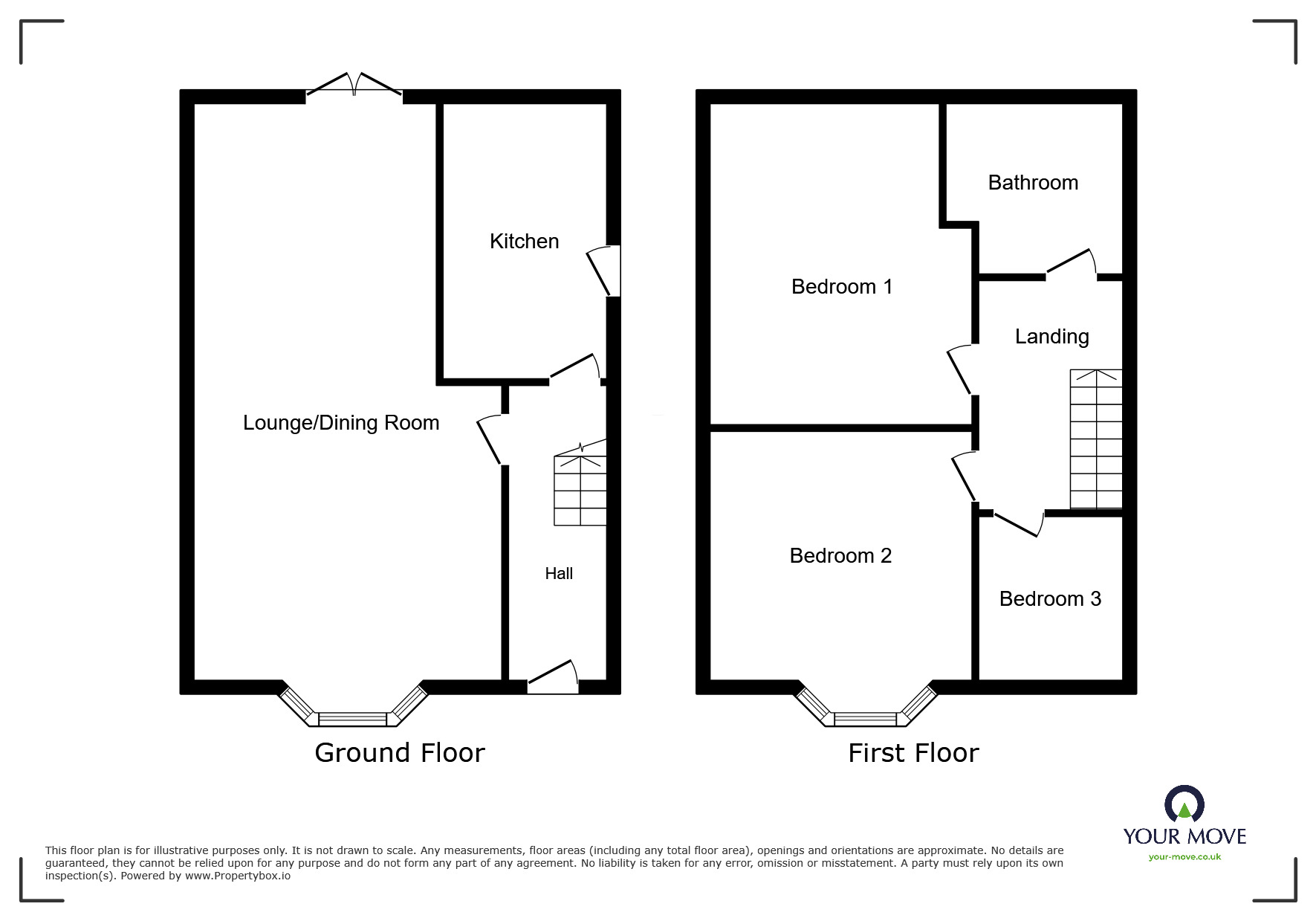 Floorplan of 3 bedroom Semi Detached House to rent, Barnsley Road, Doncaster, South Yorkshire, DN5