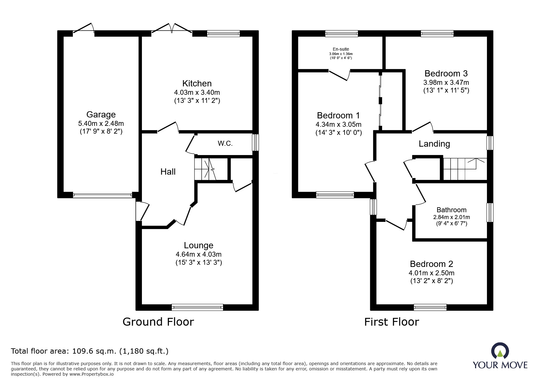 Floorplan of 3 bedroom Detached House for sale, Bowen Drive, Armthorpe, Doncaster, DN3