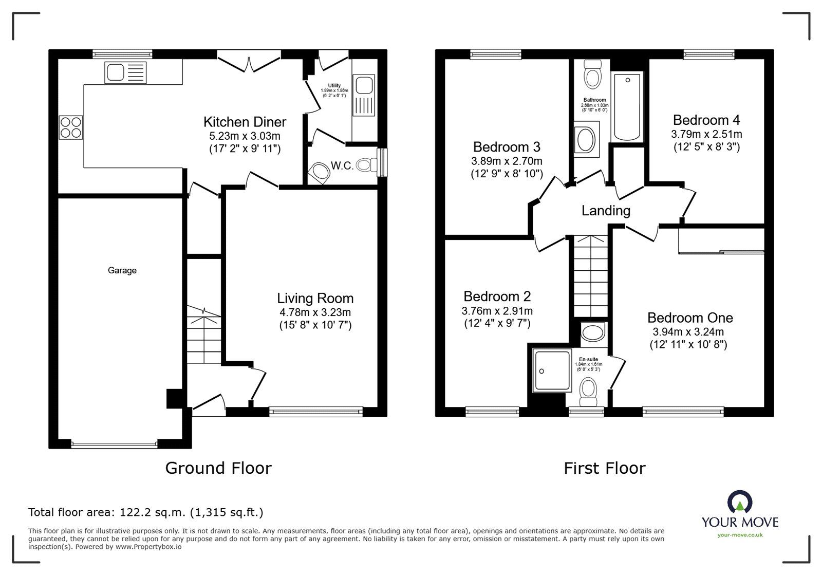 Floorplan of 4 bedroom Detached House for sale, Scotsman Drive, Scawthorpe, Doncaster, South Yorkshire, DN5