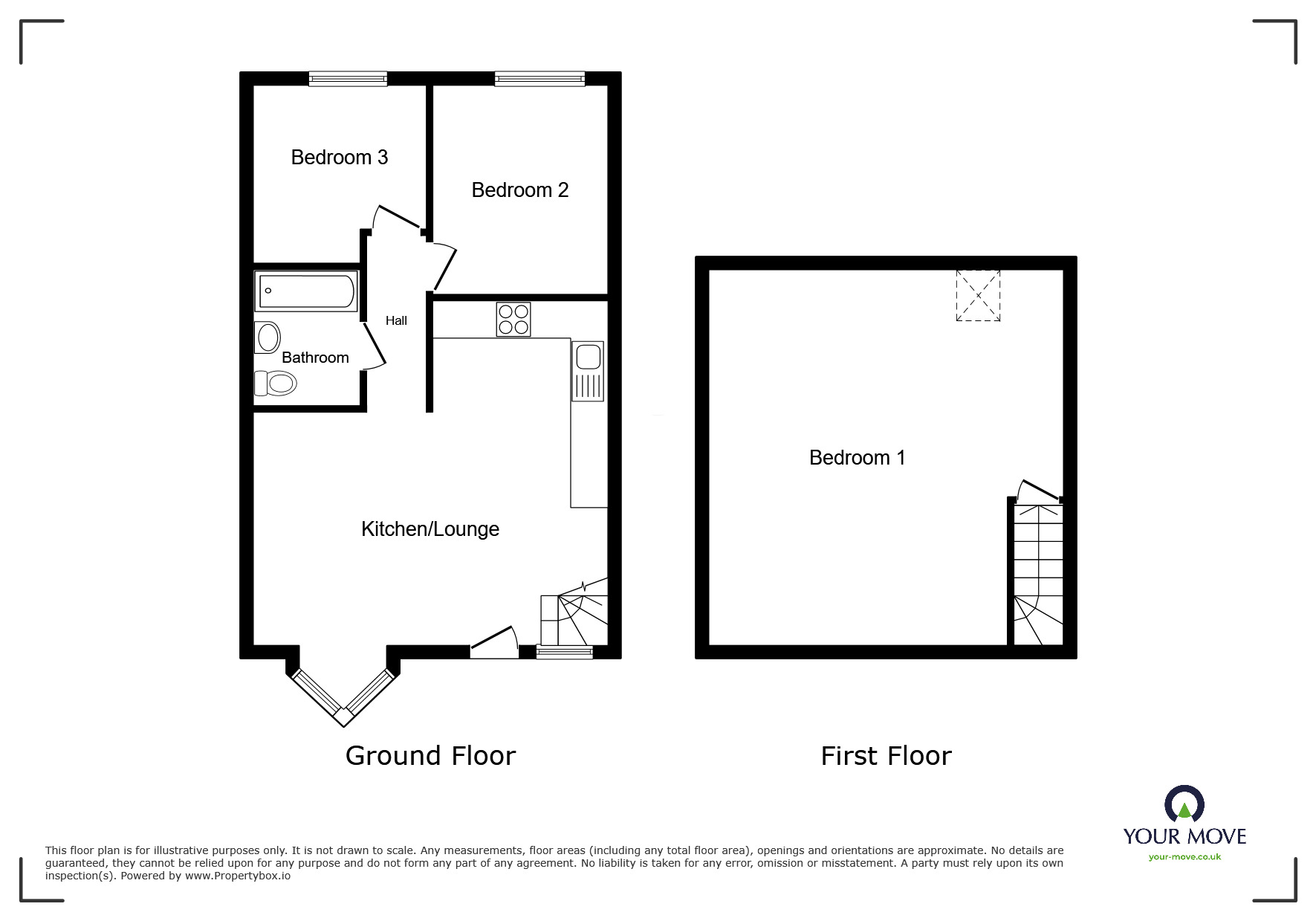 Floorplan of 3 bedroom Flat to rent, Victoria Road, Bentley, South Yorkshire, DN5