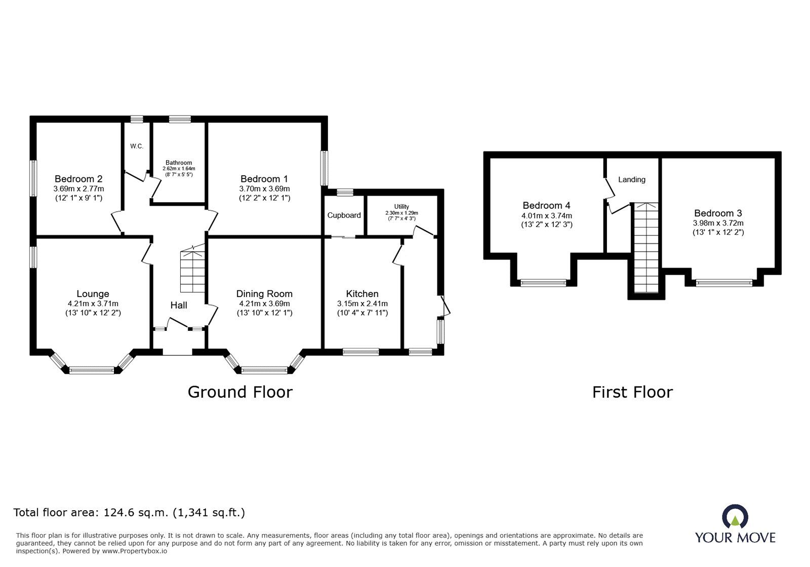 Floorplan of 4 bedroom Detached Bungalow for sale, May Avenue, Doncaster, South Yorkshire, DN4