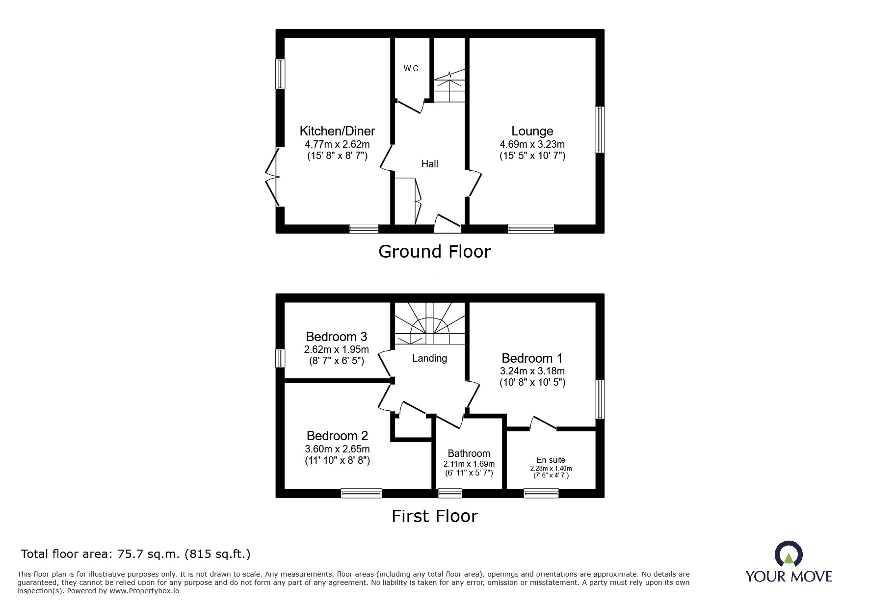 Floorplan of 3 bedroom Detached House for sale, Harvester Lane, Wheatley, Doncaster, South Yorkshire, DN2