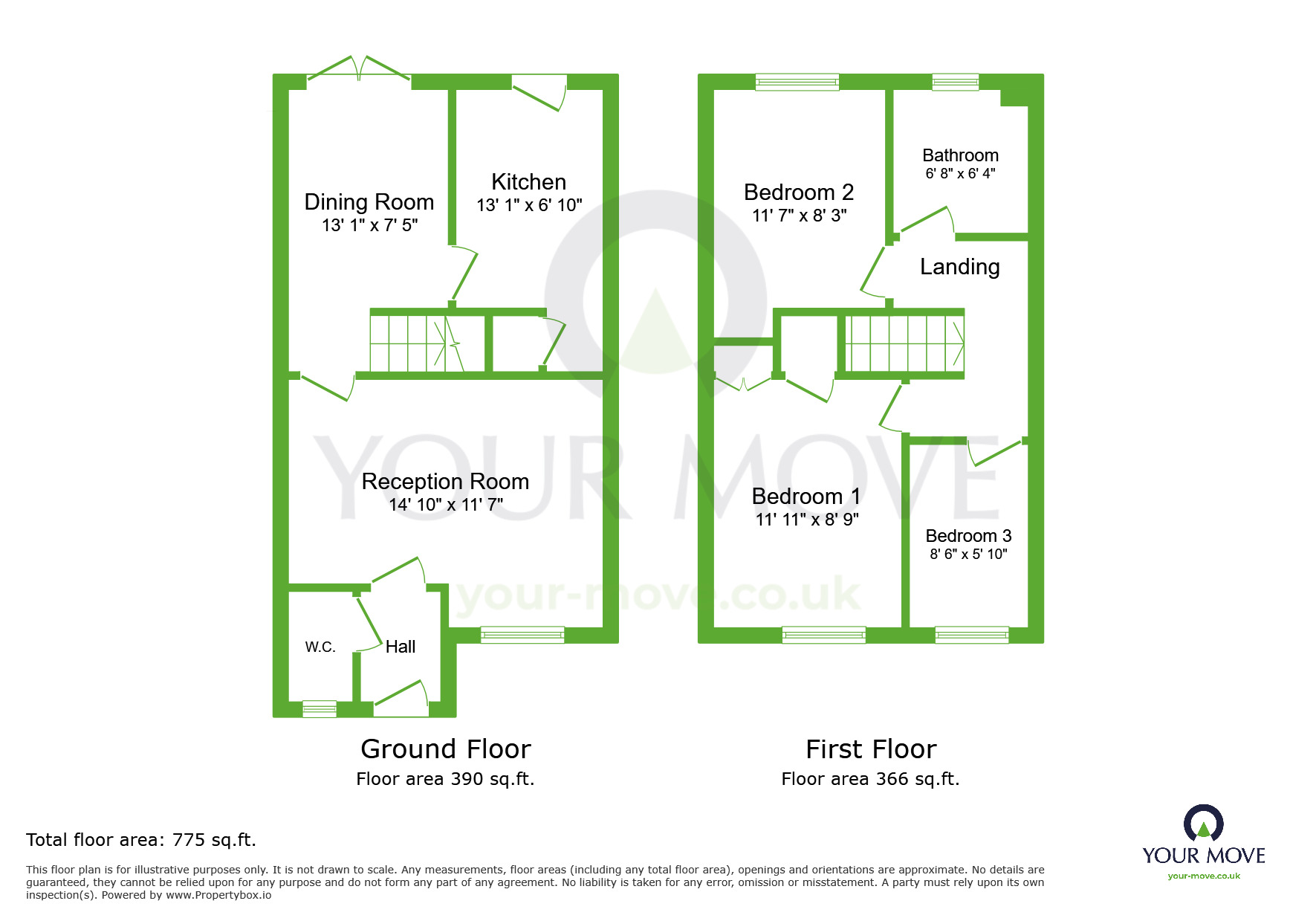 Floorplan of 3 bedroom Semi Detached House to rent, Iron Mill Lane, Dartford, DA1