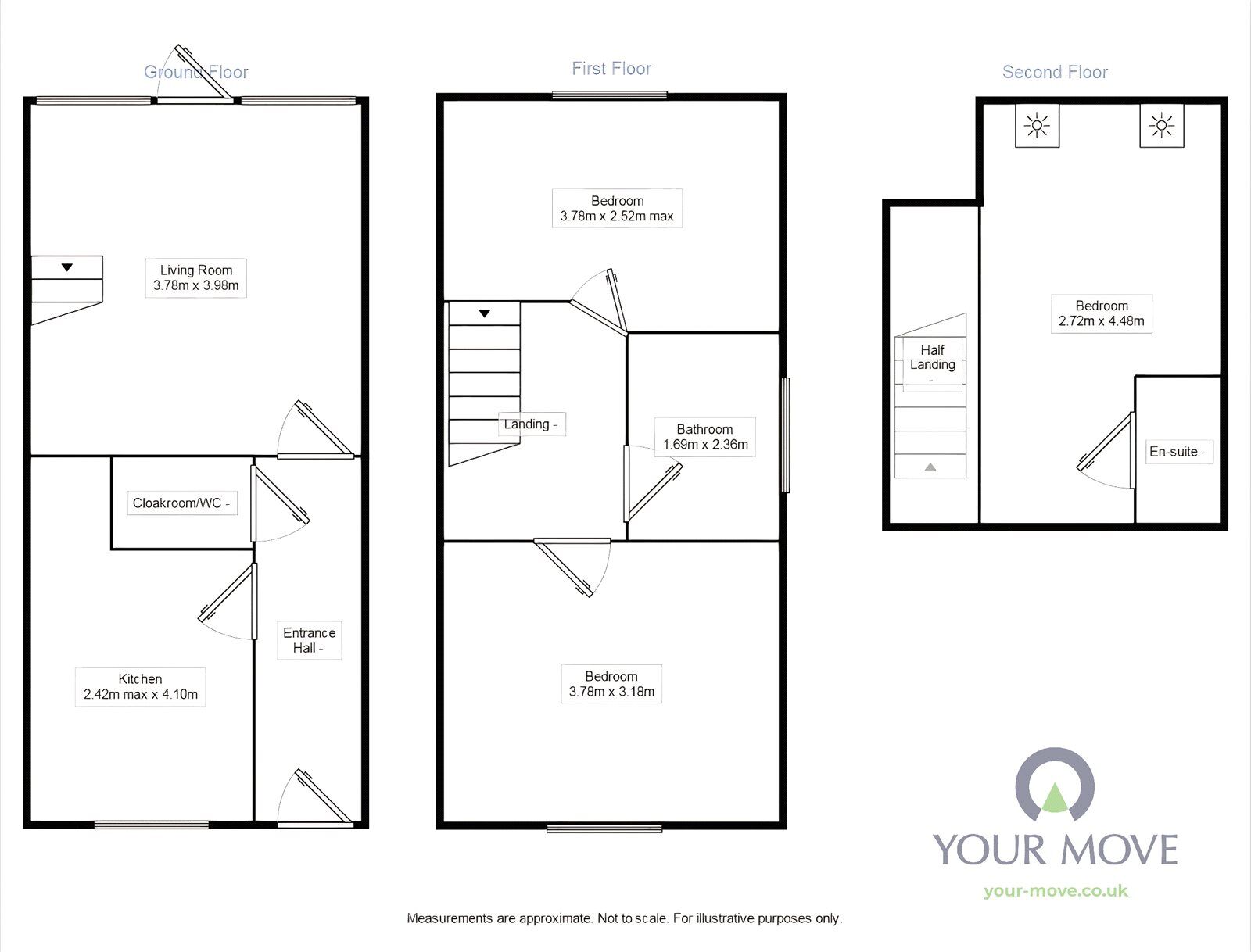 Floorplan of 3 bedroom Semi Detached House to rent, Bird Street, Dudley, West Midlands, DY3