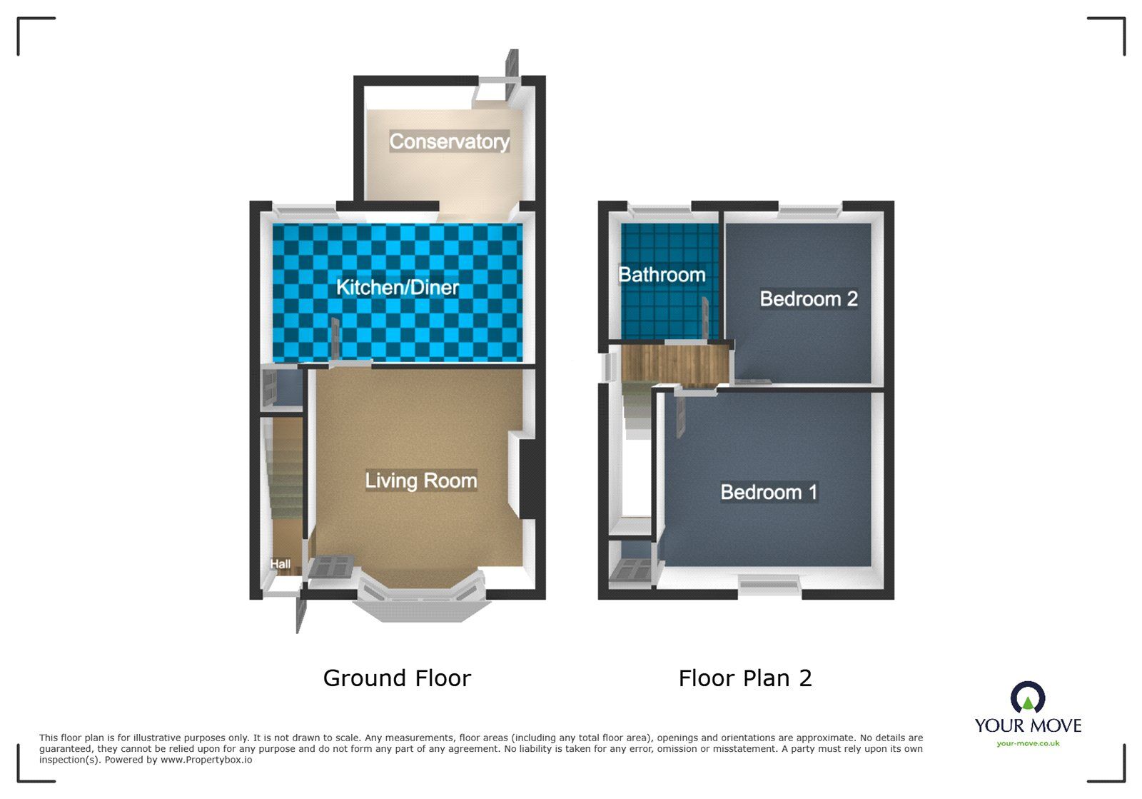 Floorplan of 2 bedroom Semi Detached House to rent, Stanway Road, West Bromwich, West Midlands, B71