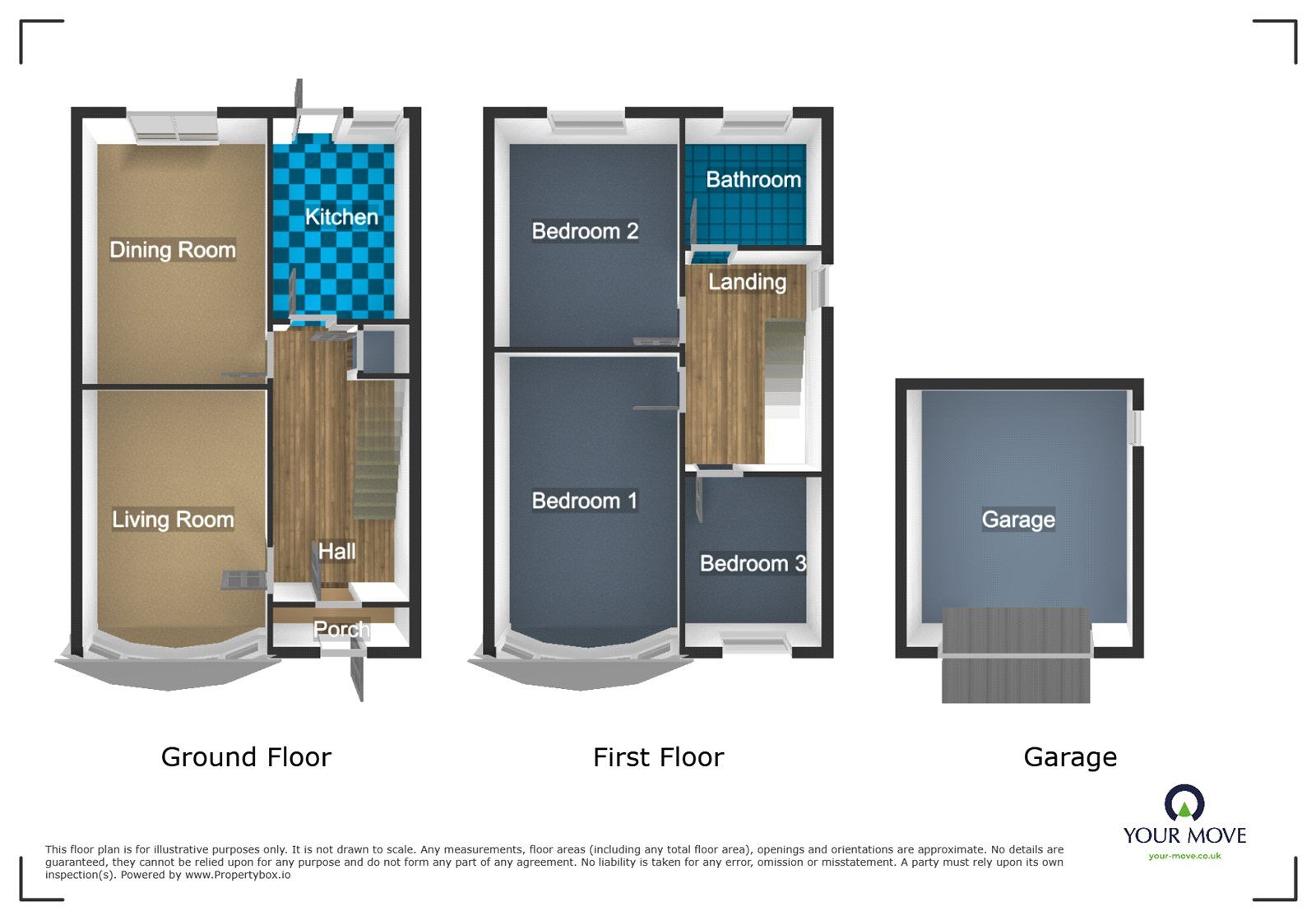 Floorplan of 3 bedroom Semi Detached House to rent, Freda Rise, Tividale, West Midlands, B69