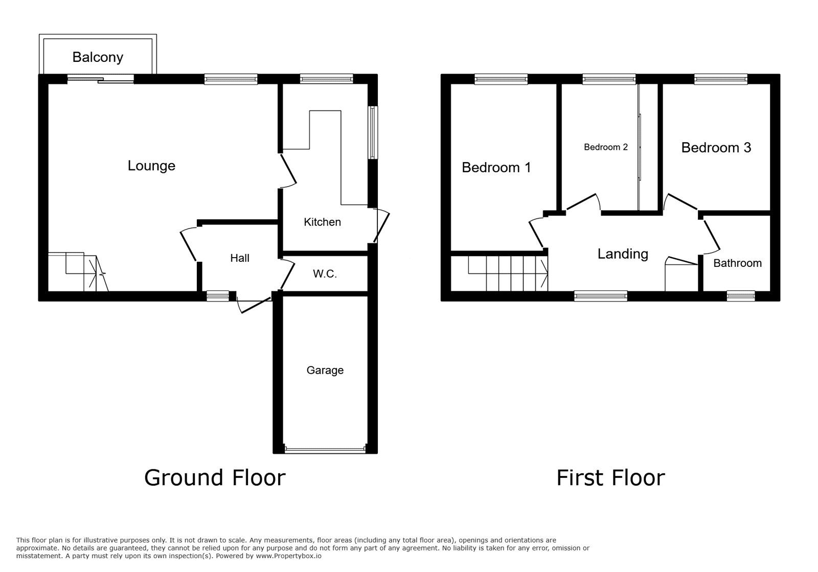 Floorplan of 3 bedroom Detached House to rent, Hockley Lane, Dudley, West Midlands, DY2