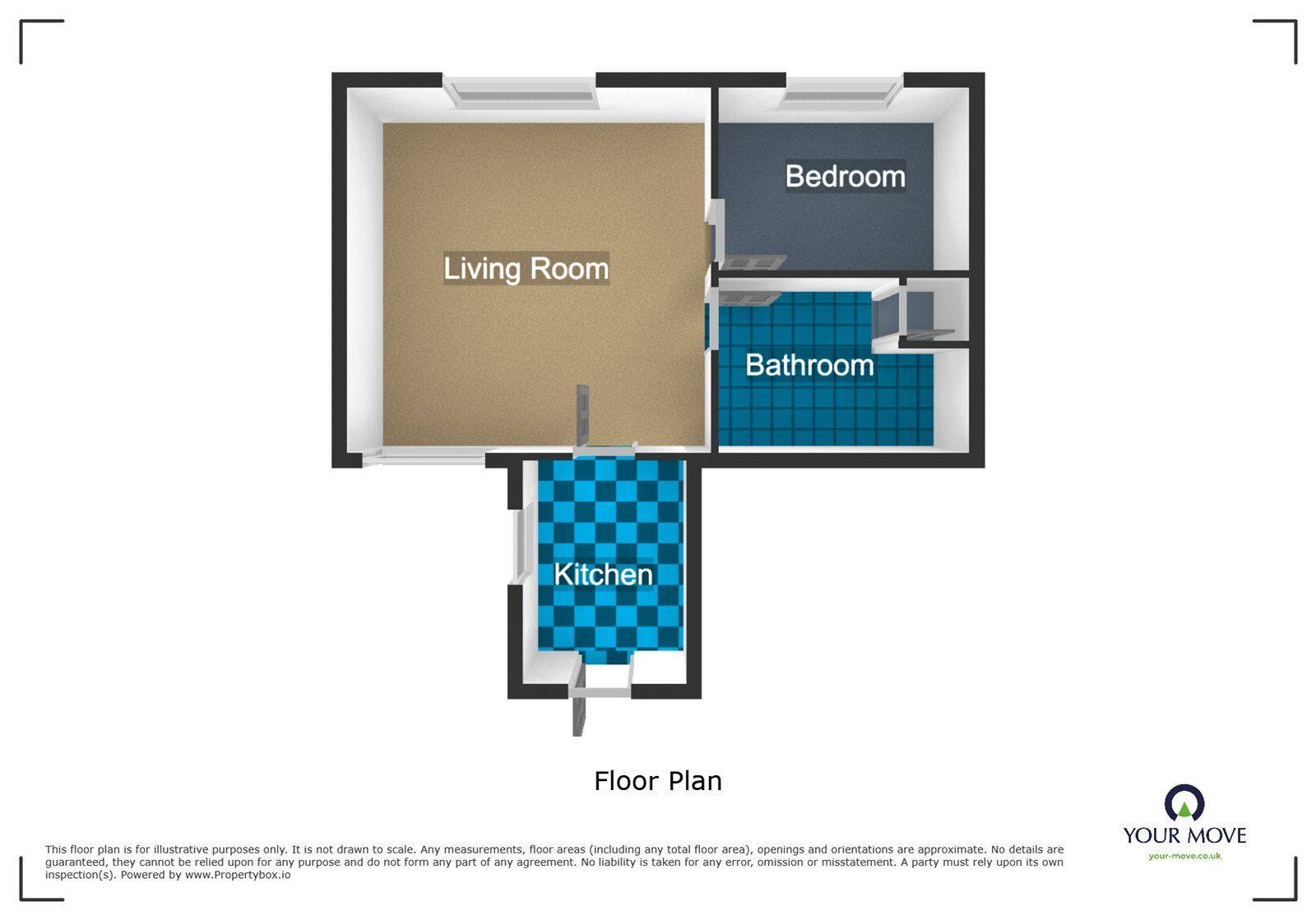 Floorplan of 1 bedroom  Flat to rent, Bilston Street, Dudley, West Midlands, DY3