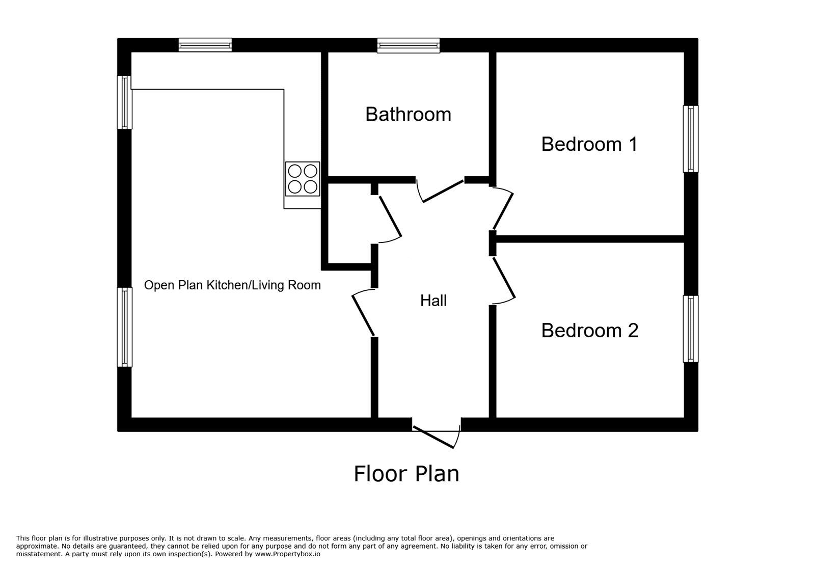 Floorplan of 2 bedroom  Flat to rent, Dixons Green Road, Dudley, DY2