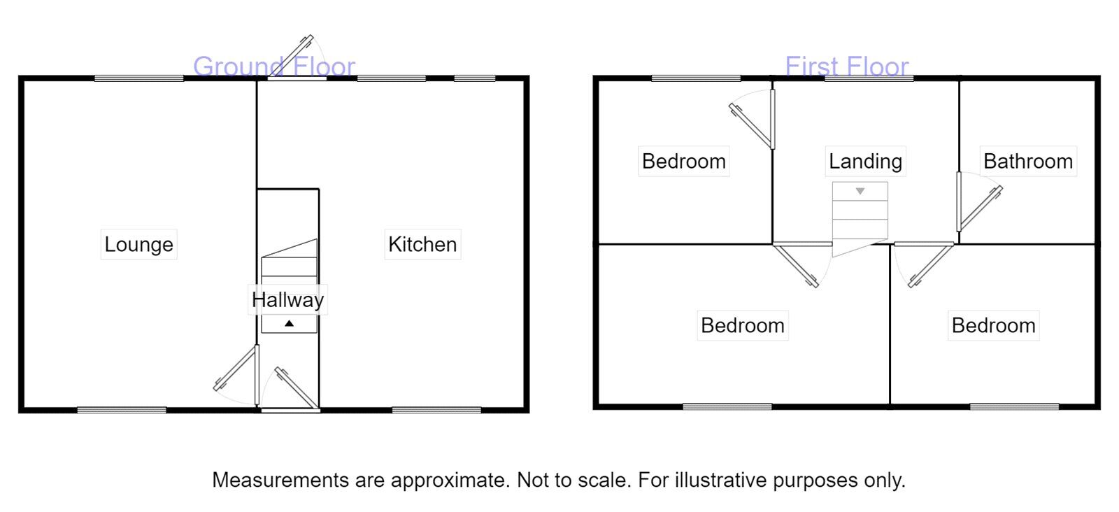 Floorplan of 3 bedroom Semi Detached House to rent, Nagersfield Road, Brierley Hill, West Midlands, DY5