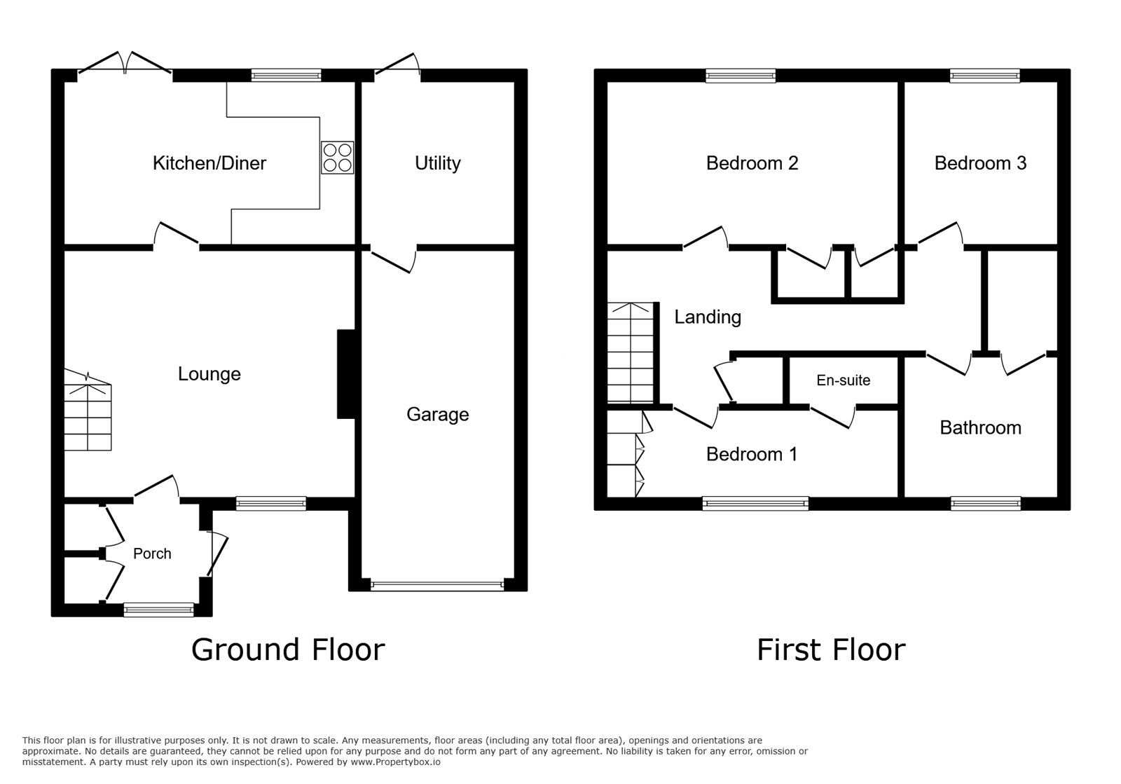 Floorplan of 3 bedroom Semi Detached House to rent, Penrice Drive, Tividale, West Midlands, B69