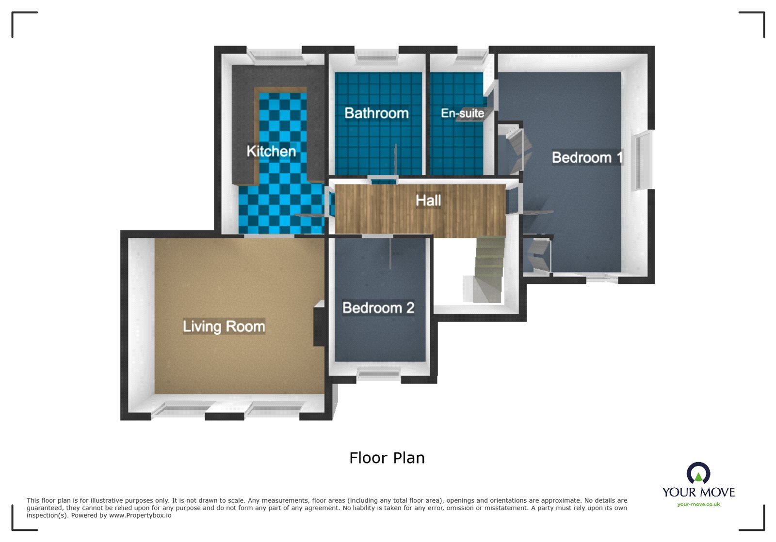 Floorplan of 2 bedroom  Flat to rent, King Street, Dudley, West Midlands, DY2