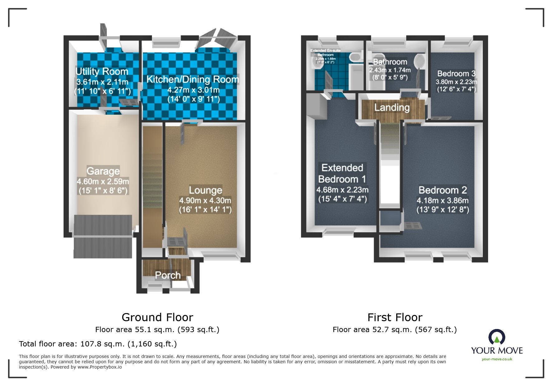 Floorplan of 3 bedroom Semi Detached House for sale, Fir Tree Drive, Sedgley, West Midlands, DY3