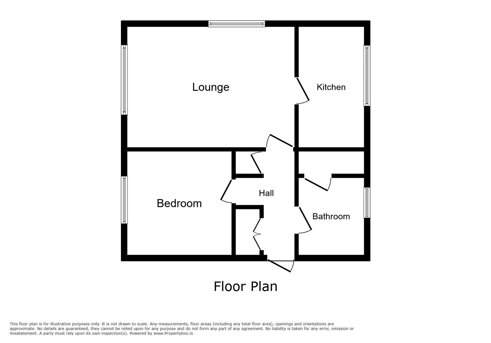 Floorplan of 1 bedroom Flat to rent, Darby End Road, Dudley, West Midlands, DY2