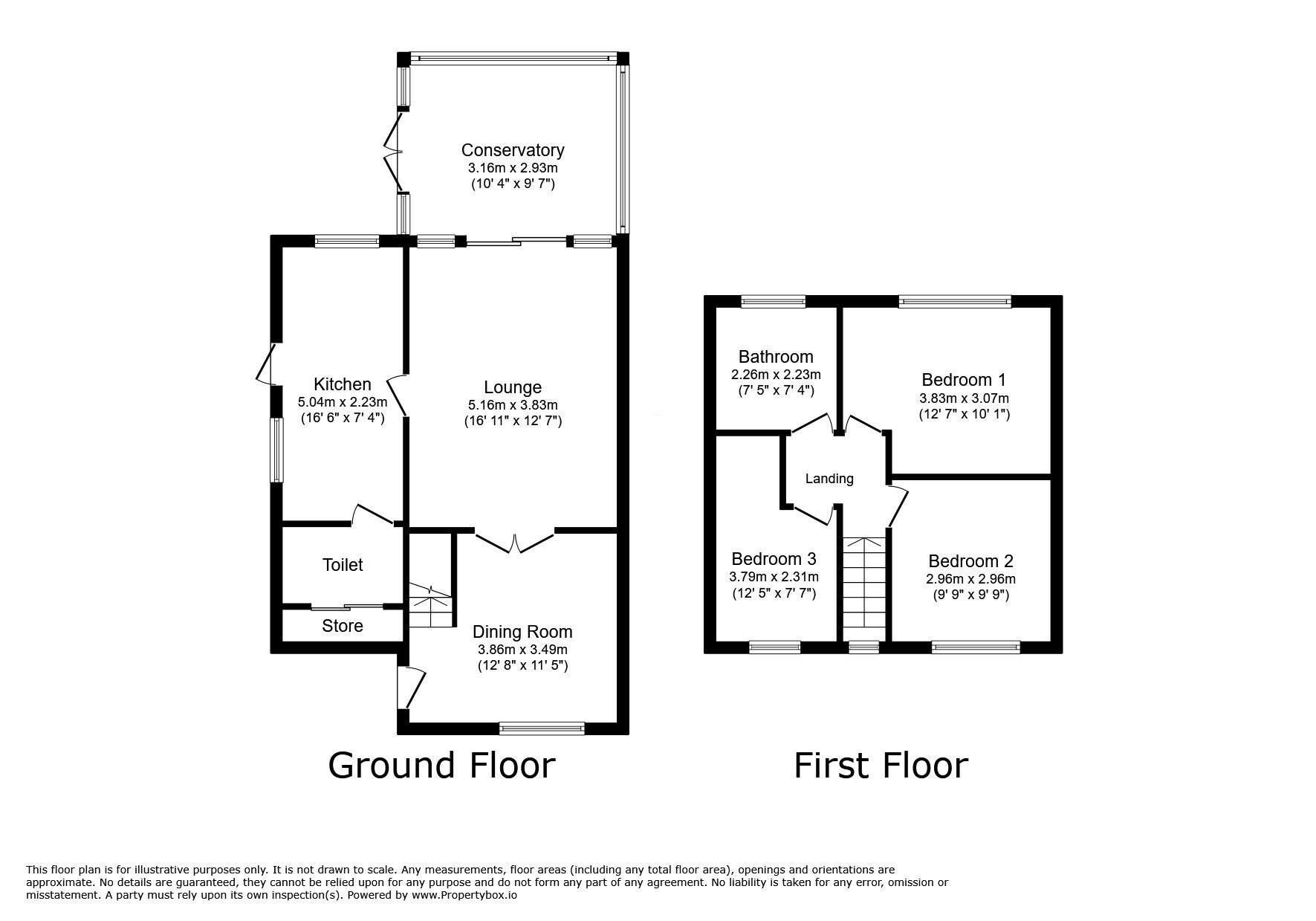 Floorplan of 3 bedroom Semi Detached House for sale, Mount Close, Lower Gornal, West Midlands, DY3