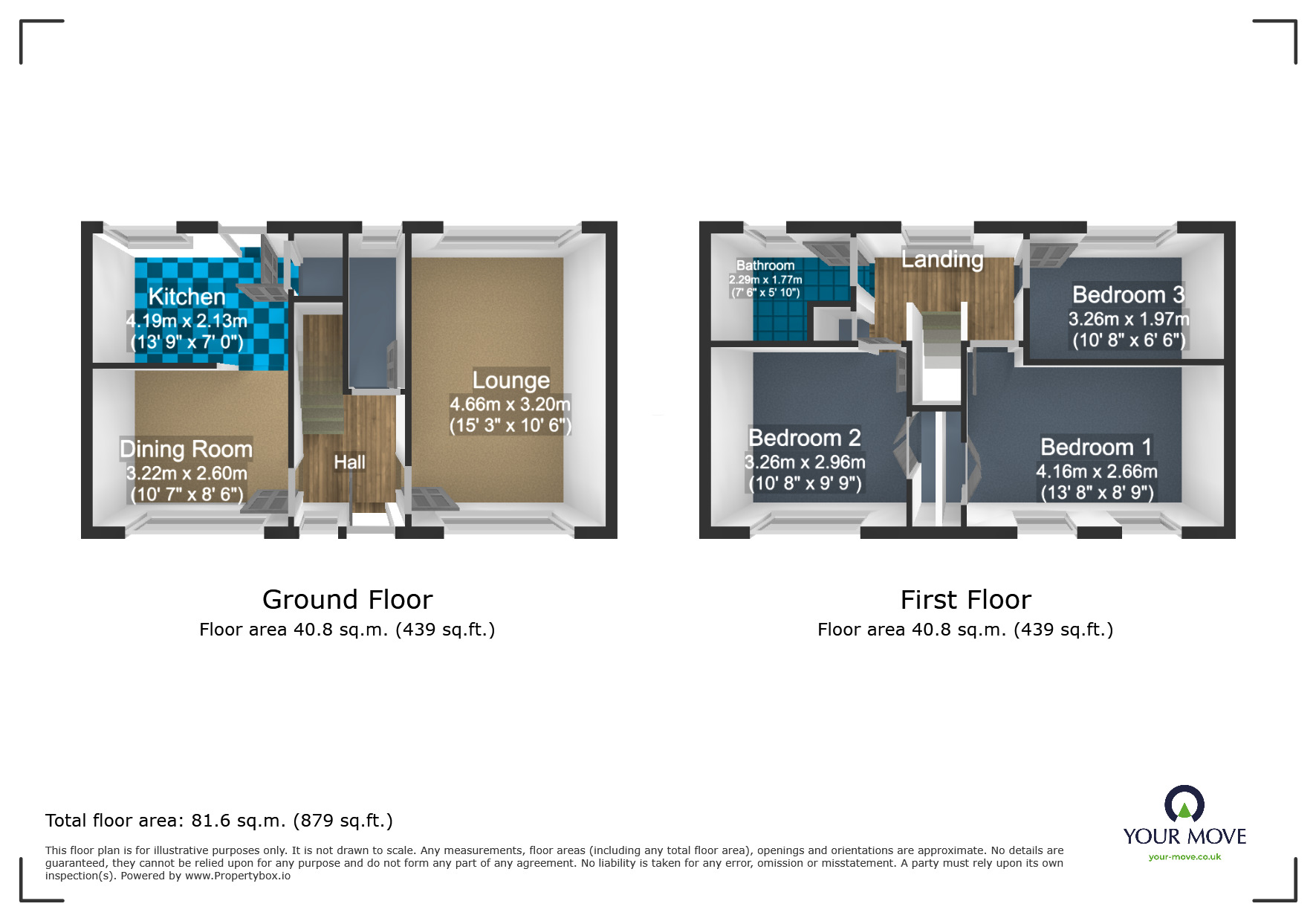 Floorplan of 3 bedroom Detached House for sale, Dreadnought Road, Brierley Hill, West Midlands, DY5