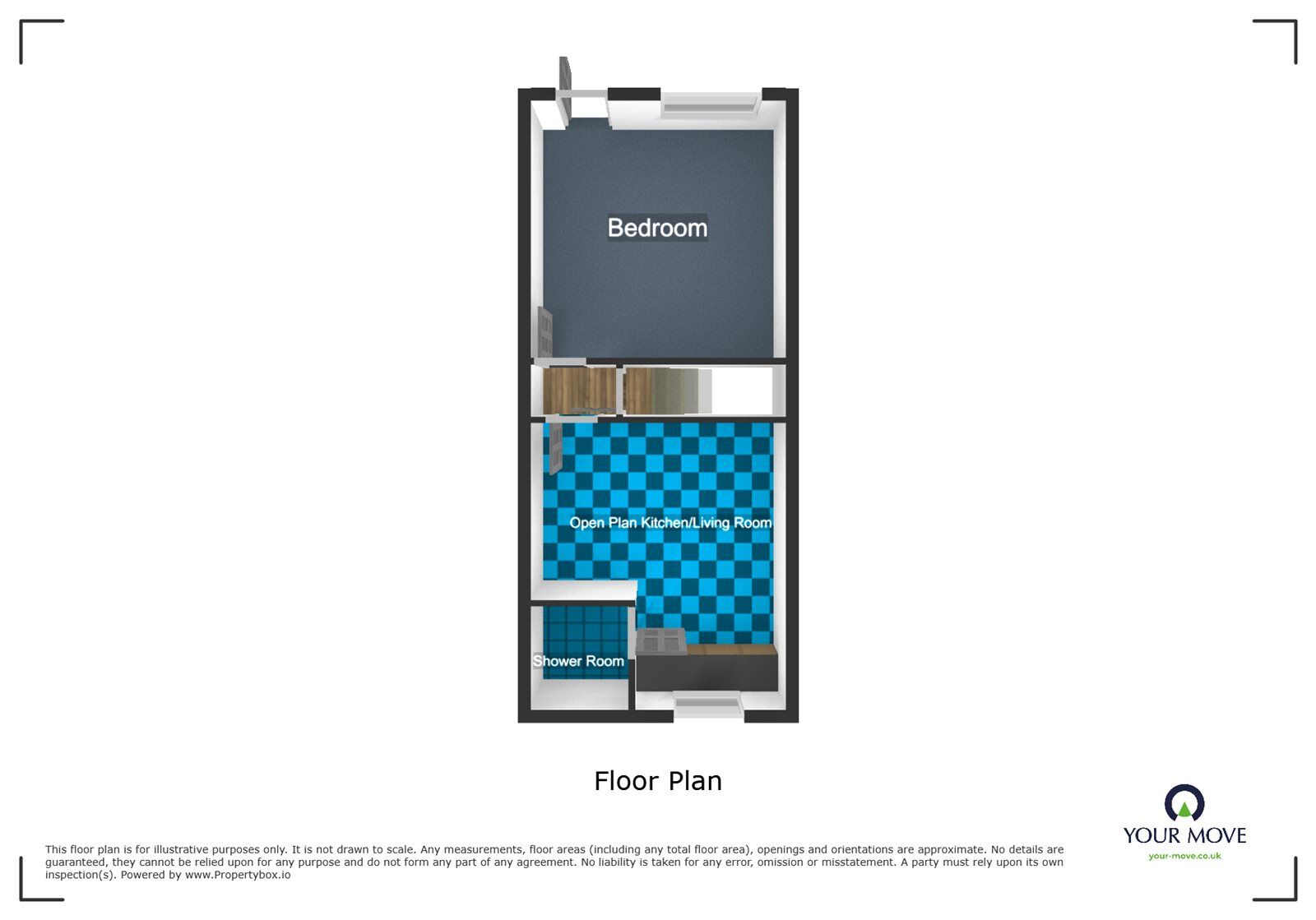Floorplan of 1 bedroom  Flat to rent, Park Road, Netherton, West Midlands, DY2
