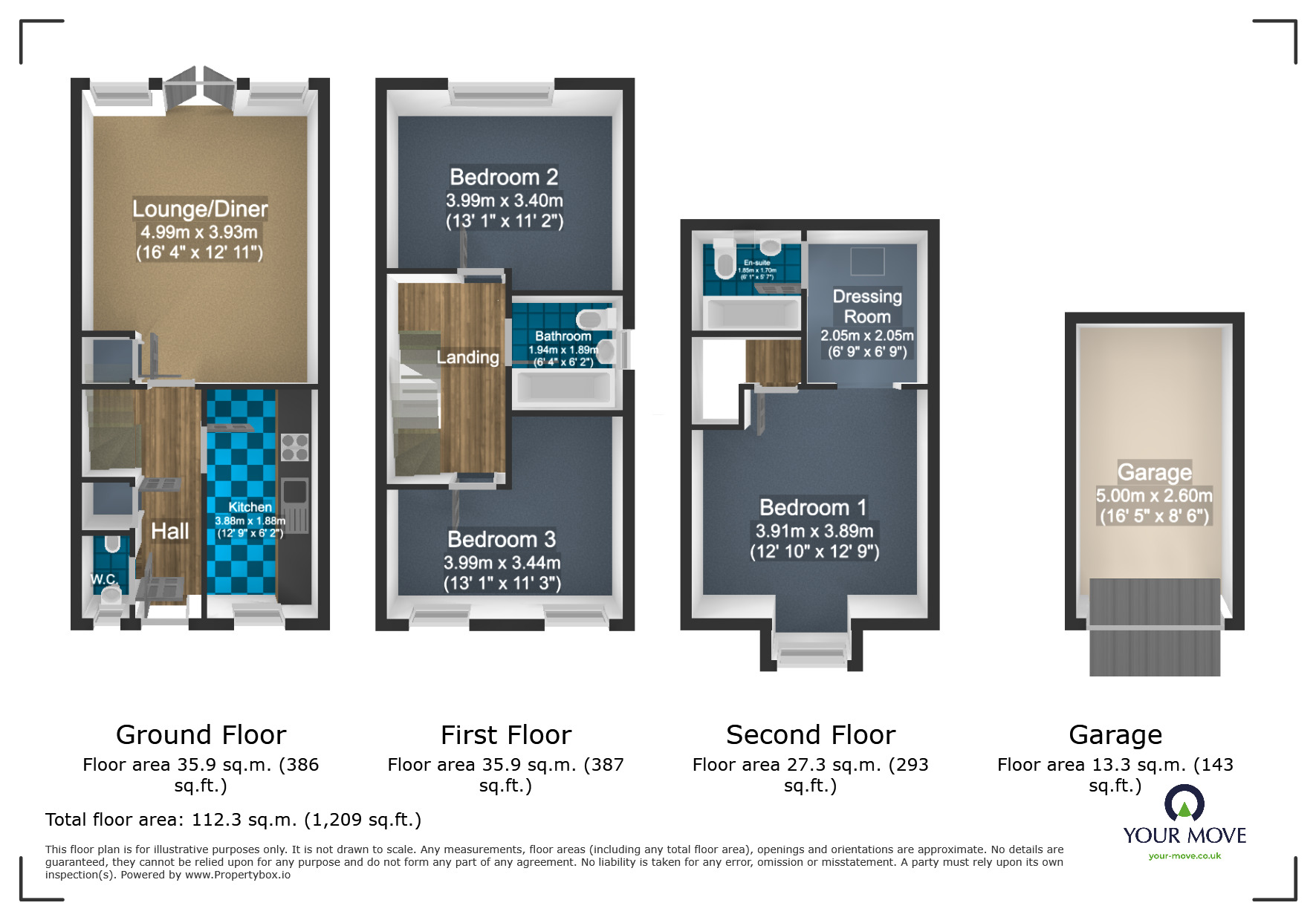 Floorplan of 3 bedroom End Terrace House for sale, Racemeadow Crescent, Netherton, West Midlands, DY2