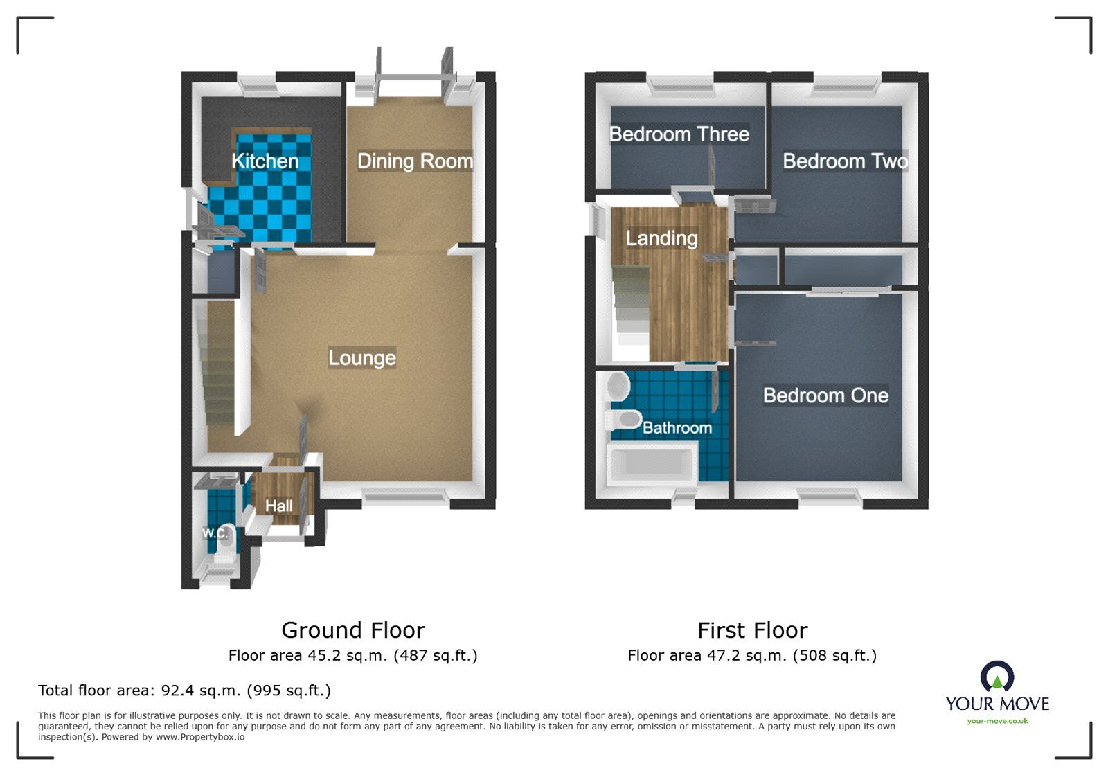Floorplan of 3 bedroom Semi Detached House to rent, Dibdale Street, Dudley, West Midlands, DY1