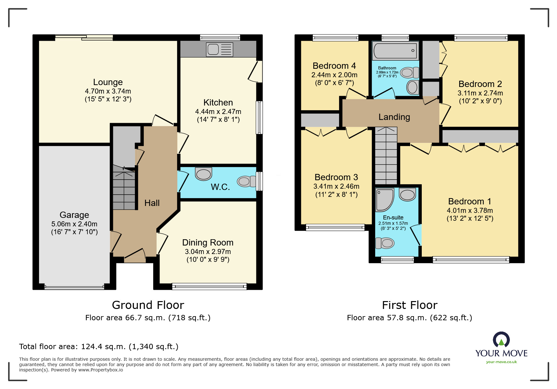 Floorplan of 4 bedroom Detached House for sale, Chillington Drive, Dudley, West Midlands, DY1