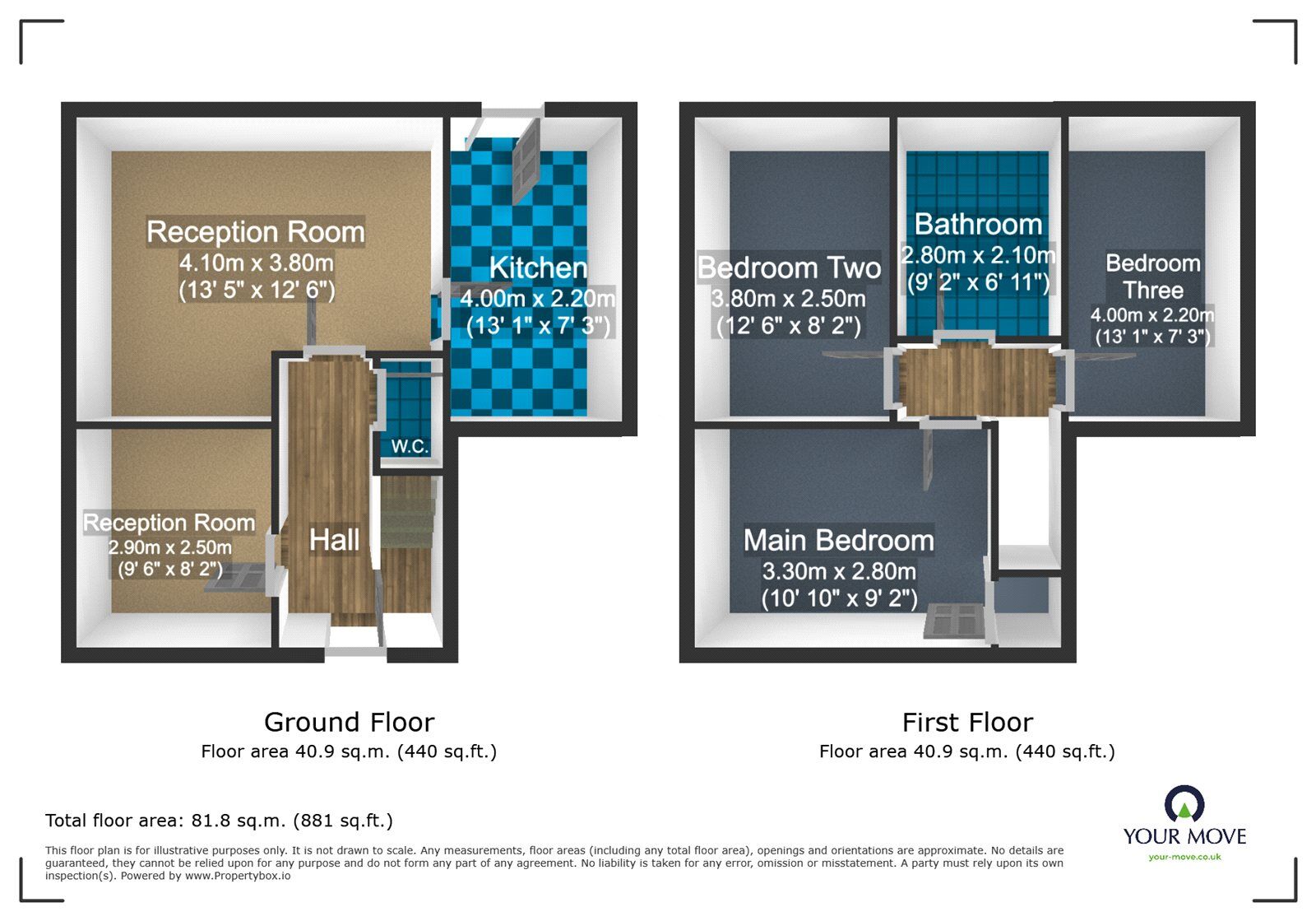 Floorplan of 4 bedroom Semi Detached House to rent, Bryce Road, Brierley Hill, West Midlands, DY5