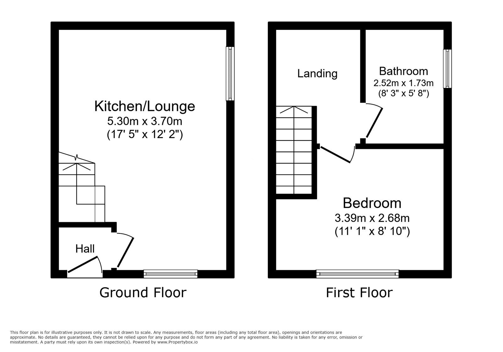 Floorplan of 1 bedroom End Terrace House to rent, Wynn-Griffith Drive, Tipton, West Midlands, DY4