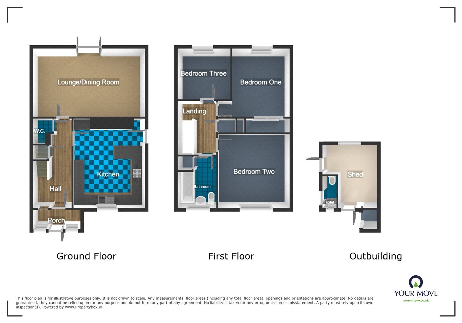 Floorplan of 3 bedroom Semi Detached House to rent, Lime Road, Wednesbury, West Midlands, WS10