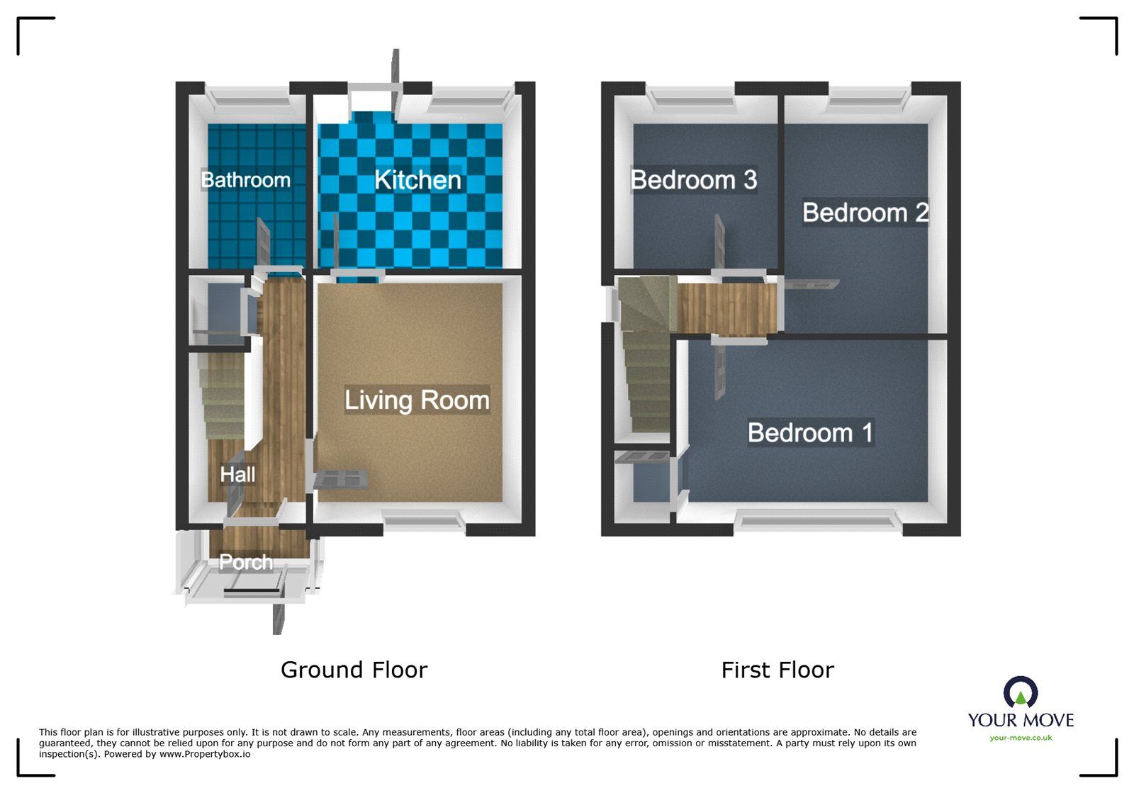 Floorplan of 3 bedroom Semi Detached House to rent, Longbank Road, Tividale, West Midlands, B69