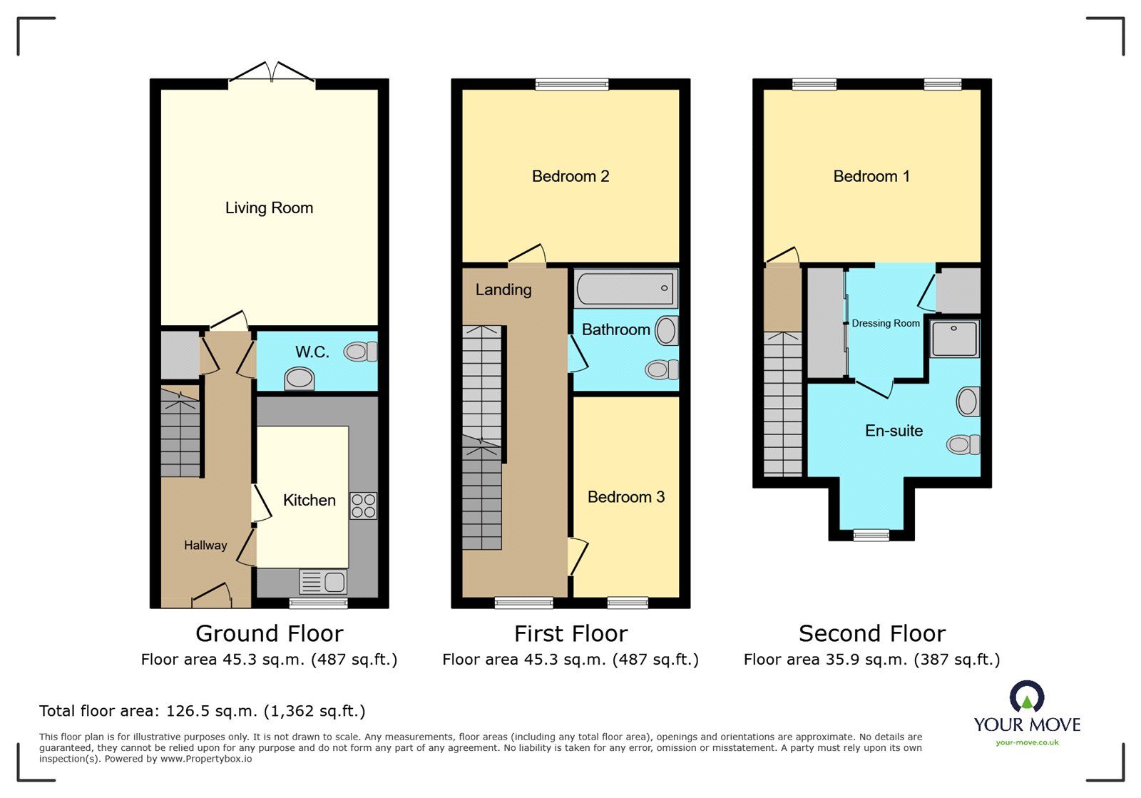 Floorplan of 3 bedroom End Terrace House to rent, Hurst Lane, Tipton, Sandwell, DY4