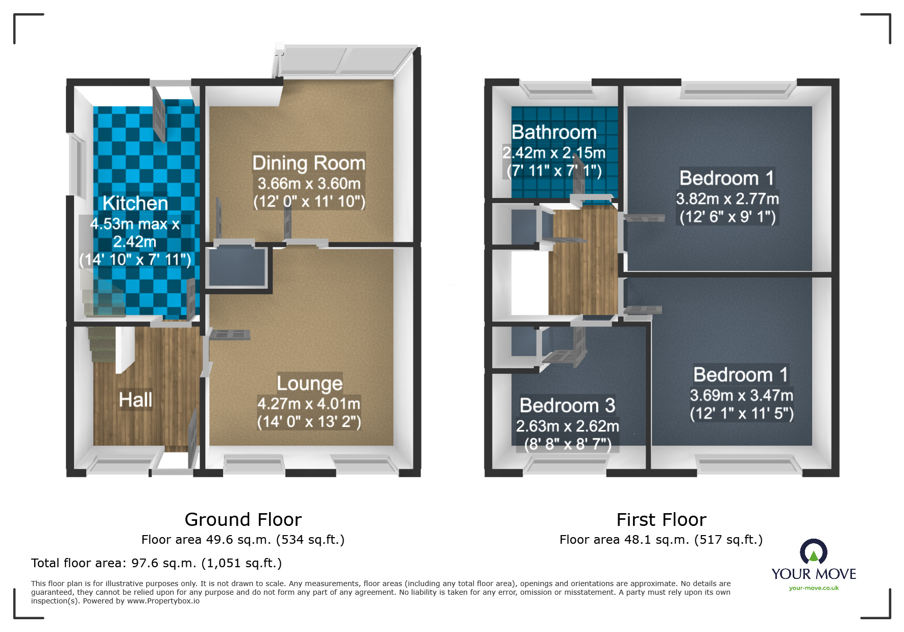 Floorplan of 3 bedroom Semi Detached House for sale, Lower Chapel Street, Tividale, West Midlands, B69