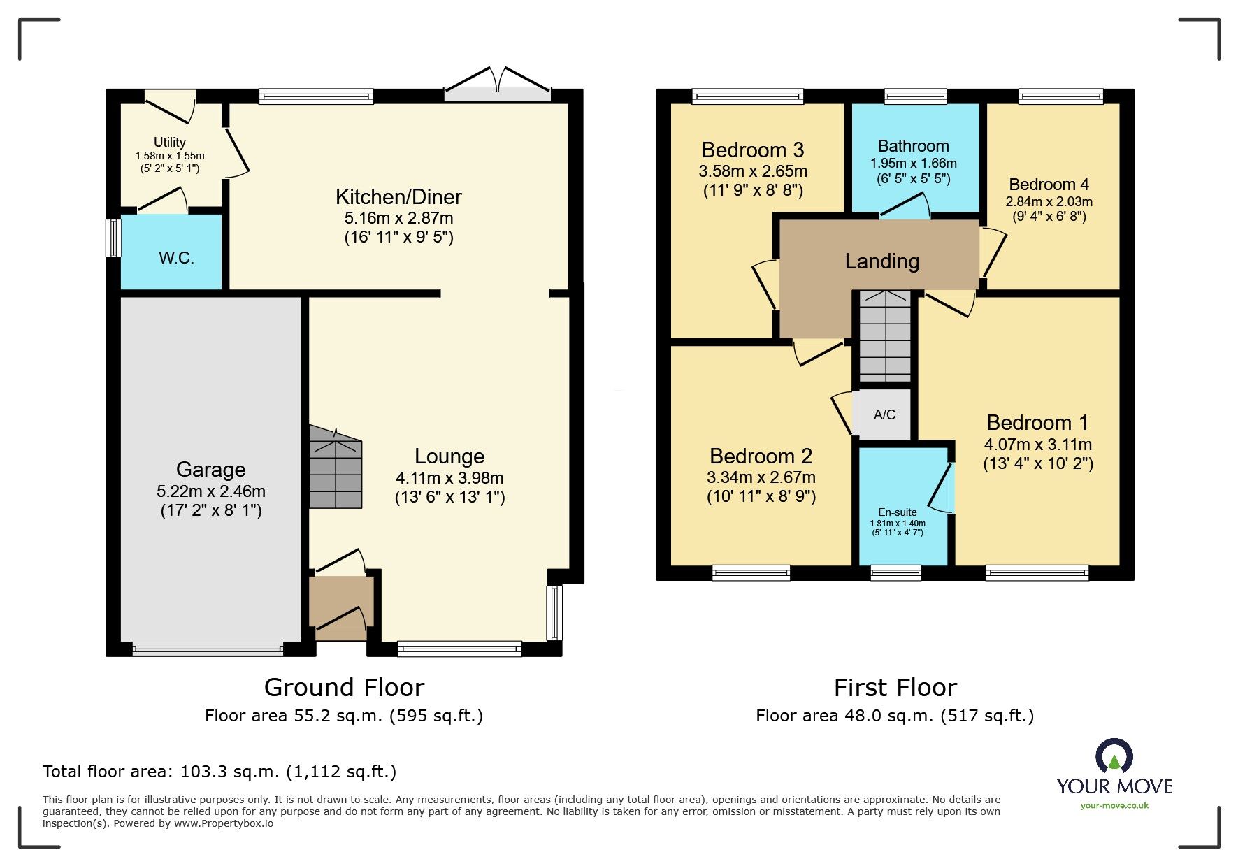 Floorplan of 4 bedroom Detached House for sale, Stadium Drive, Dudley, West Midlands, DY2