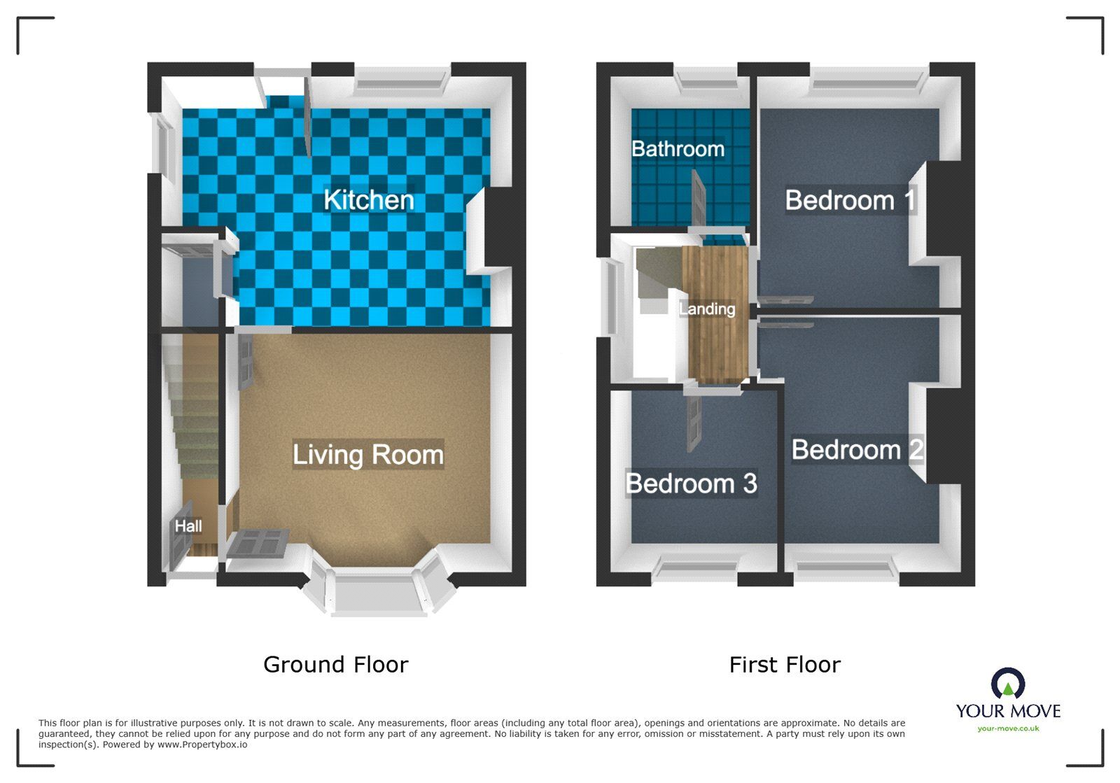 Floorplan of 3 bedroom Semi Detached House to rent, Borough Crescent, Oldbury, West Midlands, B69