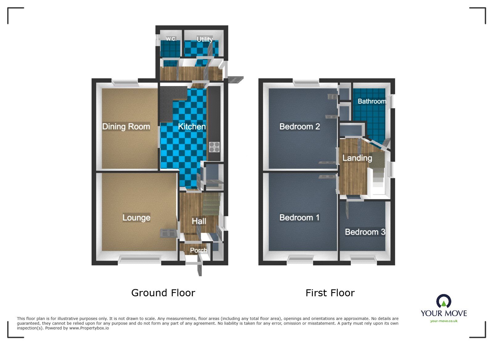 Floorplan of 3 bedroom Semi Detached House to rent, Ivy House Road, Oldbury, West Midlands, B69