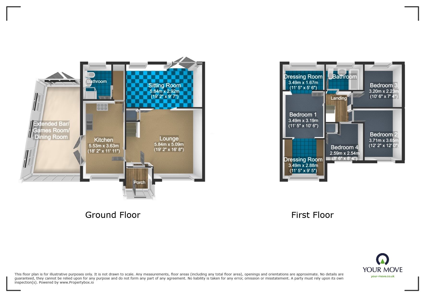 Floorplan of 4 bedroom Detached House for sale, Payton Close, Oldbury, West Midlands, B69