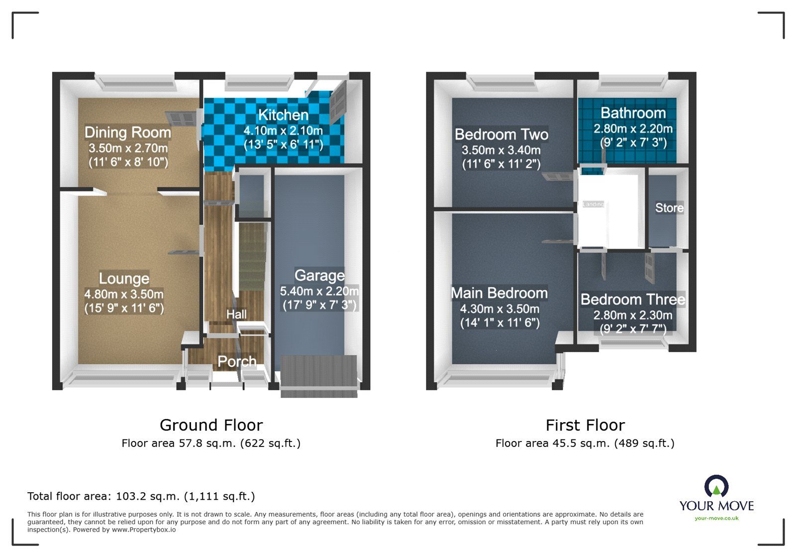 Floorplan of 3 bedroom Semi Detached House to rent, Camberley Crescent, Wolverhampton, West Midlands, WV4