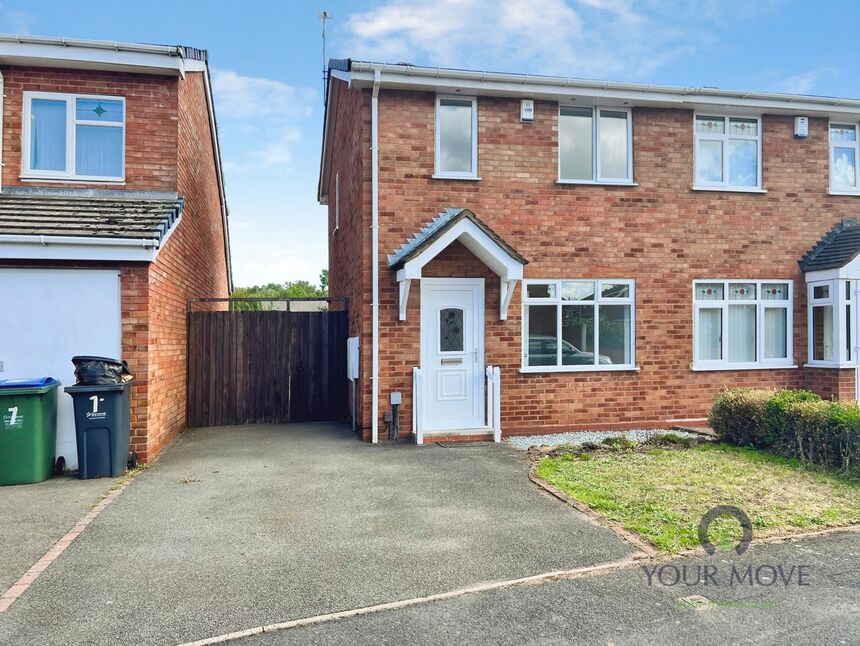 Main image of 2 bedroom Semi Detached House for sale, Kidd Croft, Tipton, West Midlands, DY4