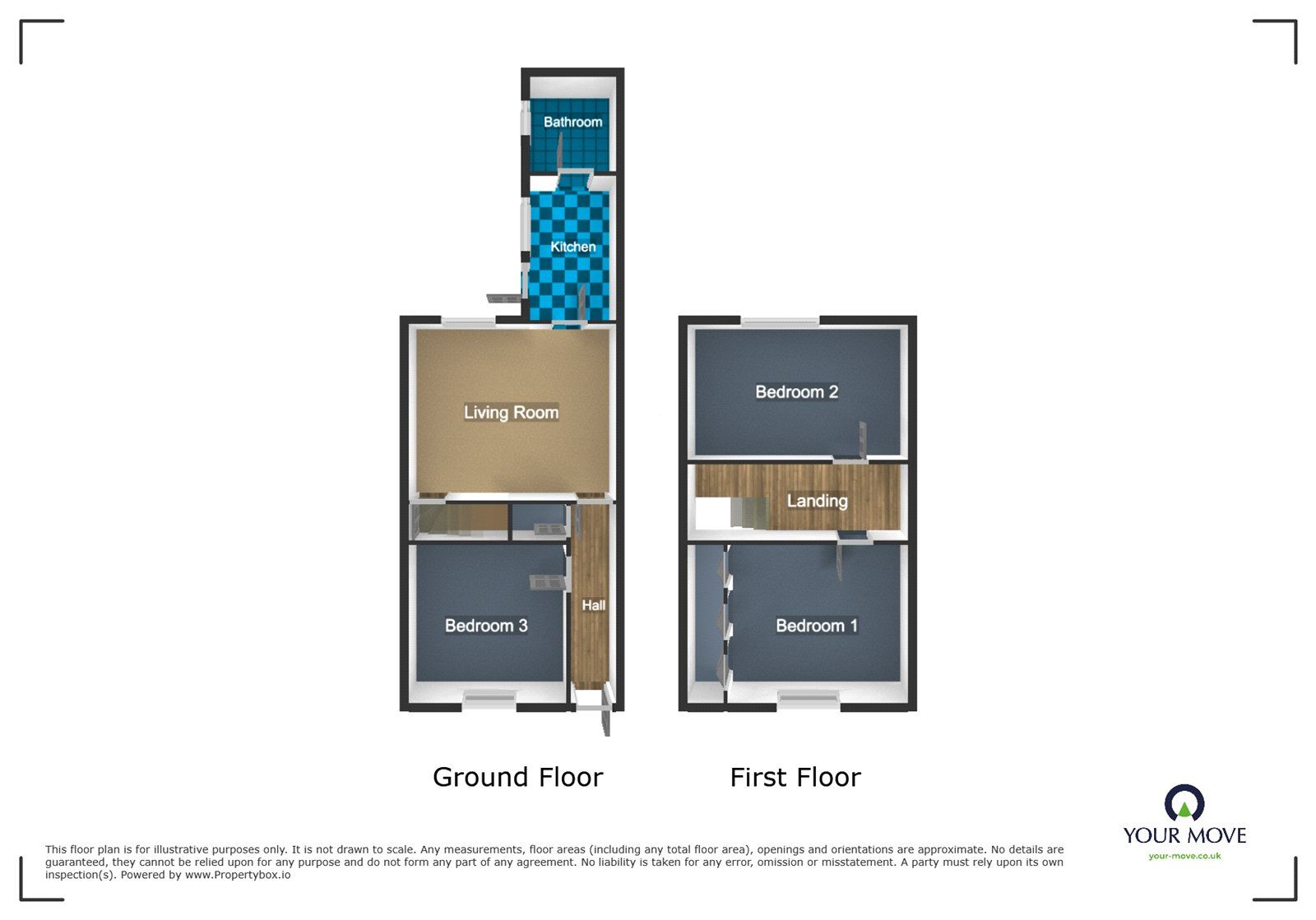 Floorplan of 3 bedroom Mid Terrace House to rent, Tividale Road, Tividale, West Midlands, B69