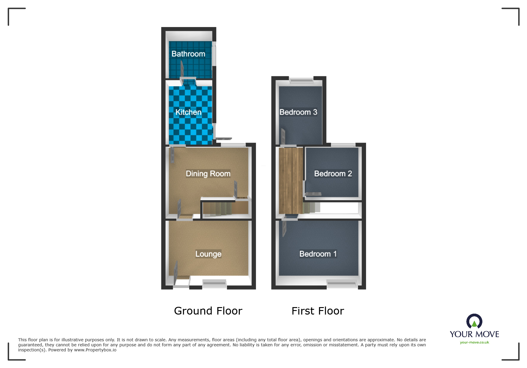 Floorplan of 3 bedroom End Terrace House for sale, Dudley Road, Dudley, West Midlands, DY3