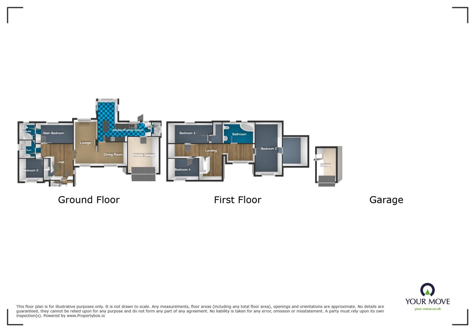 Floorplan of 5 bedroom Detached House for sale, Ferndale Park, Stourbridge, West Midlands, DY9