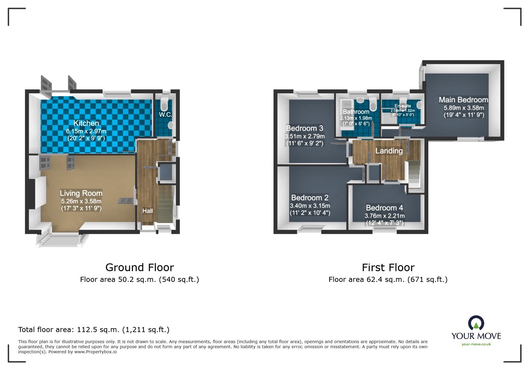 Floorplan of 4 bedroom Detached House for sale, Coopers Bank Road, Gornal Wood, West Midlands, DY5