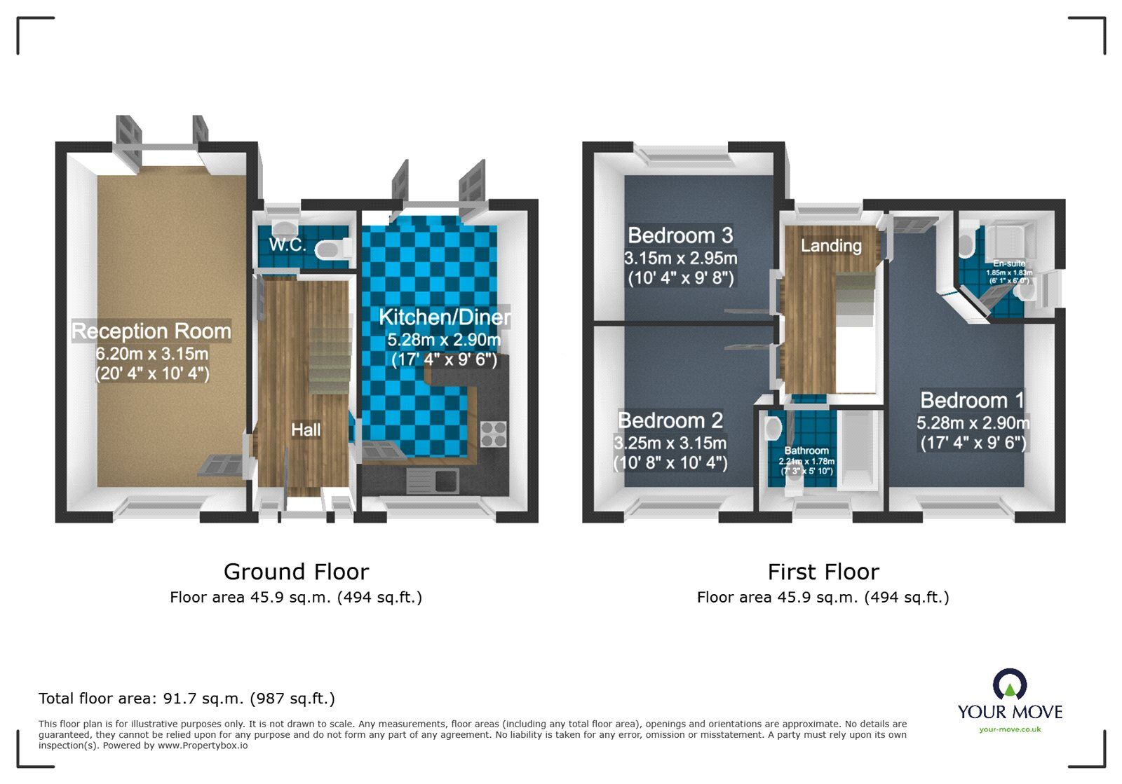 Floorplan of 3 bedroom Detached House for sale, Elm Drive, Halesowen, West Midlands, B62