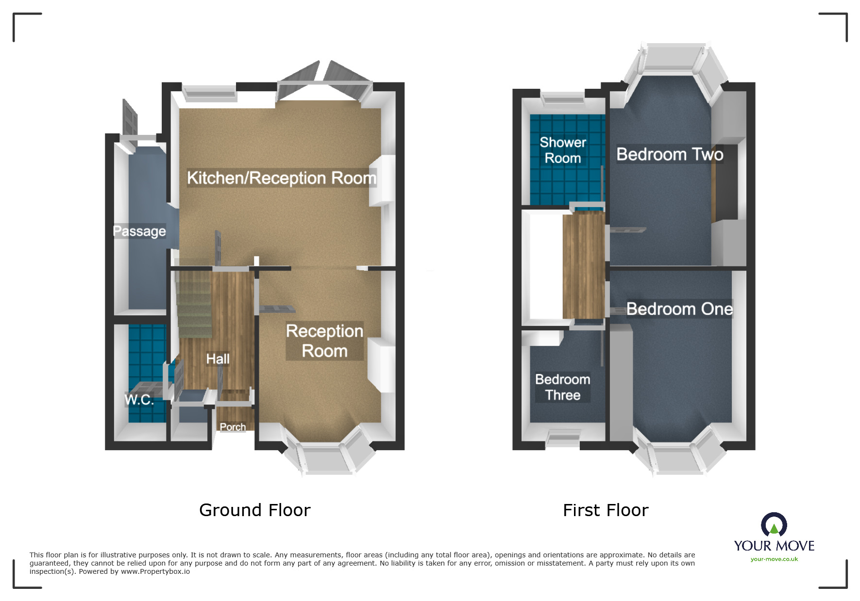 Floorplan of 3 bedroom Semi Detached House for sale, Worlds End Avenue, Quinton, West Midlands, B32