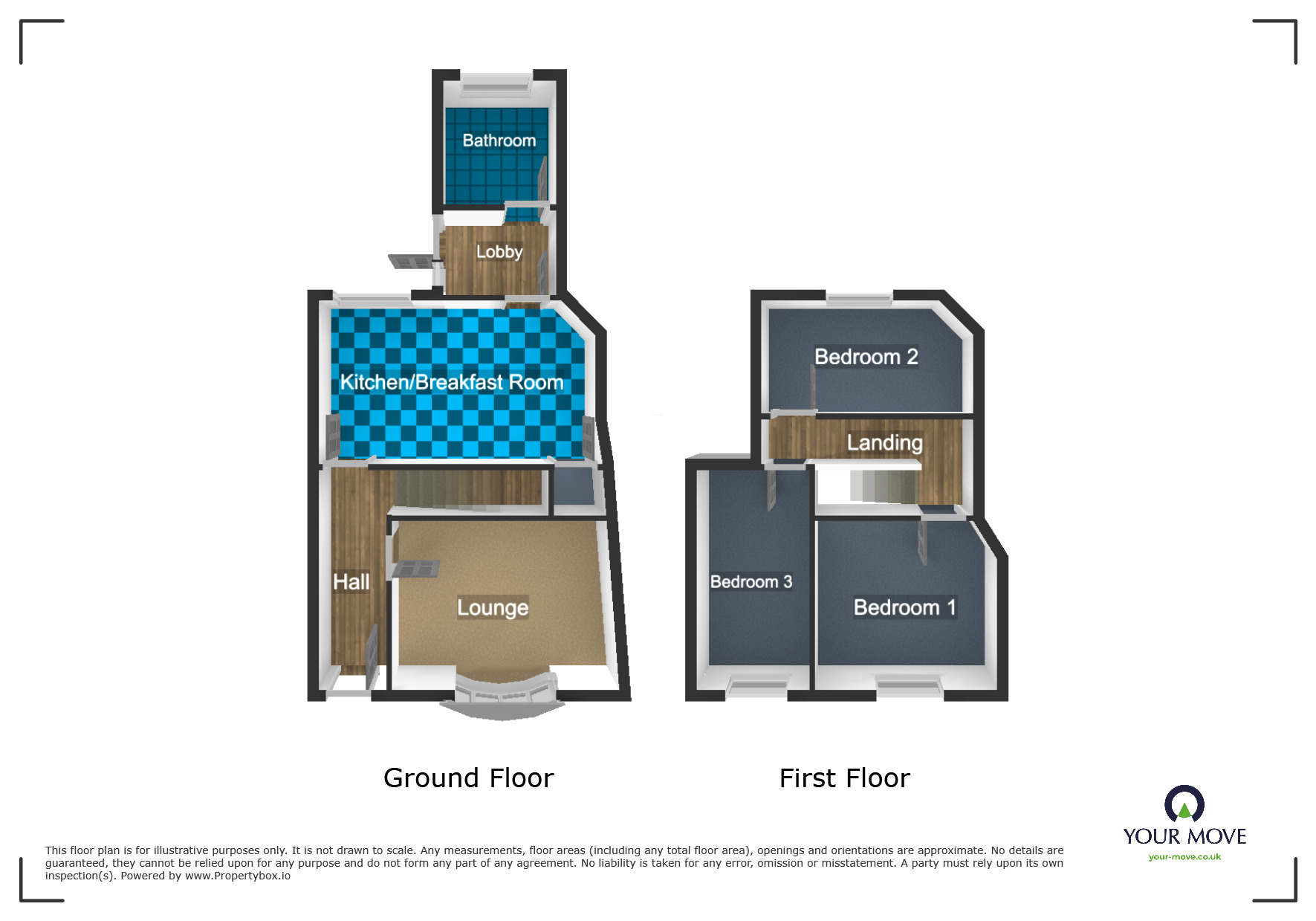 Floorplan of 3 bedroom End Terrace House for sale, Platts Crescent, Amblecote, DY8