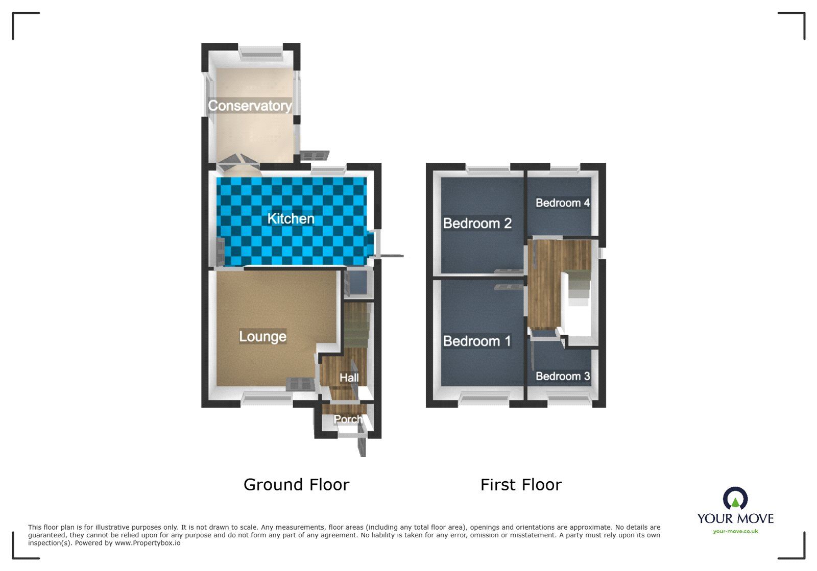Floorplan of 3 bedroom Semi Detached House to rent, Alderwood Rise, Dudley, West Midlands, DY3