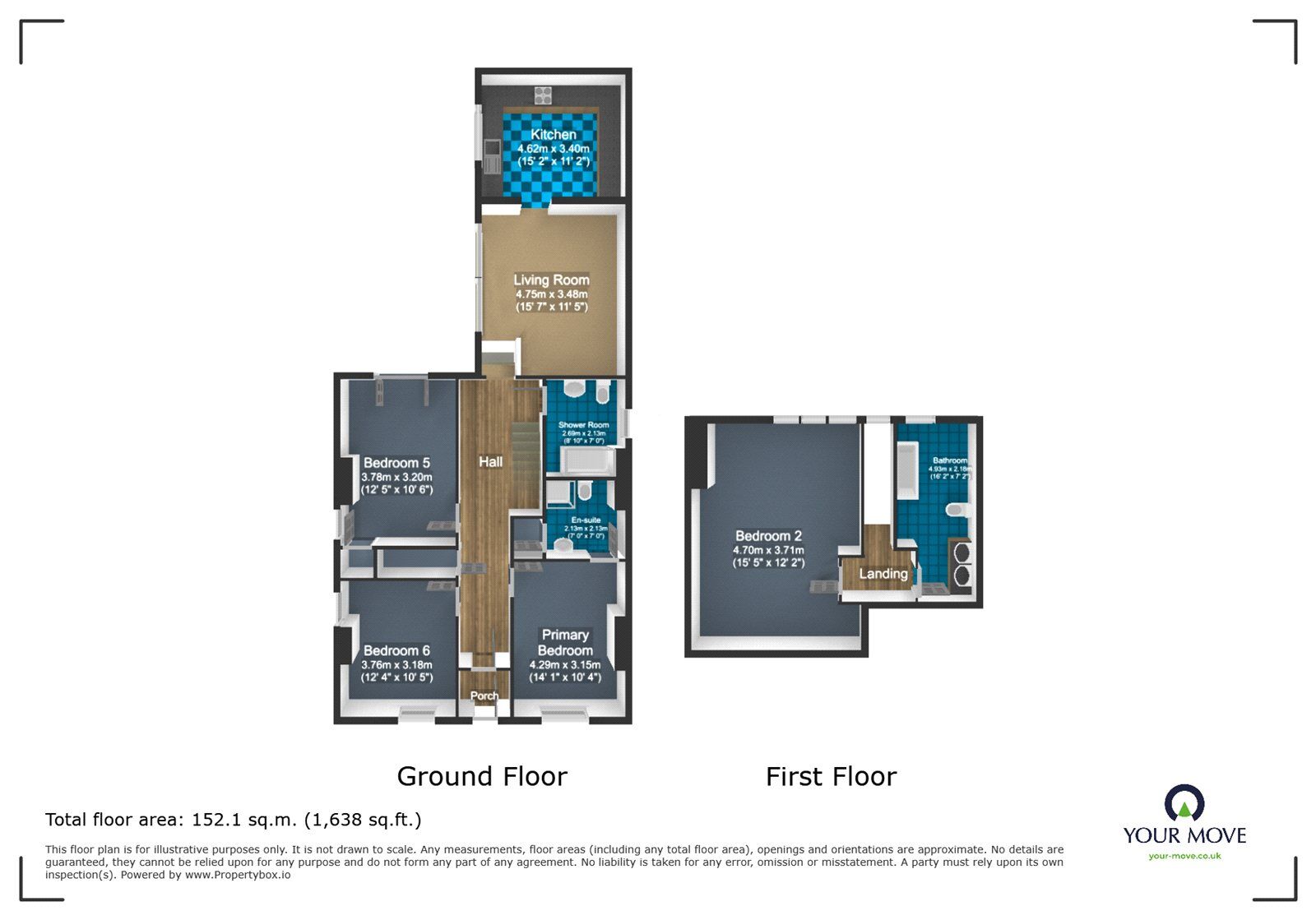 Floorplan of 4 bedroom Detached Bungalow for sale, Gorge Road, Sedgley, West Midlands, DY3