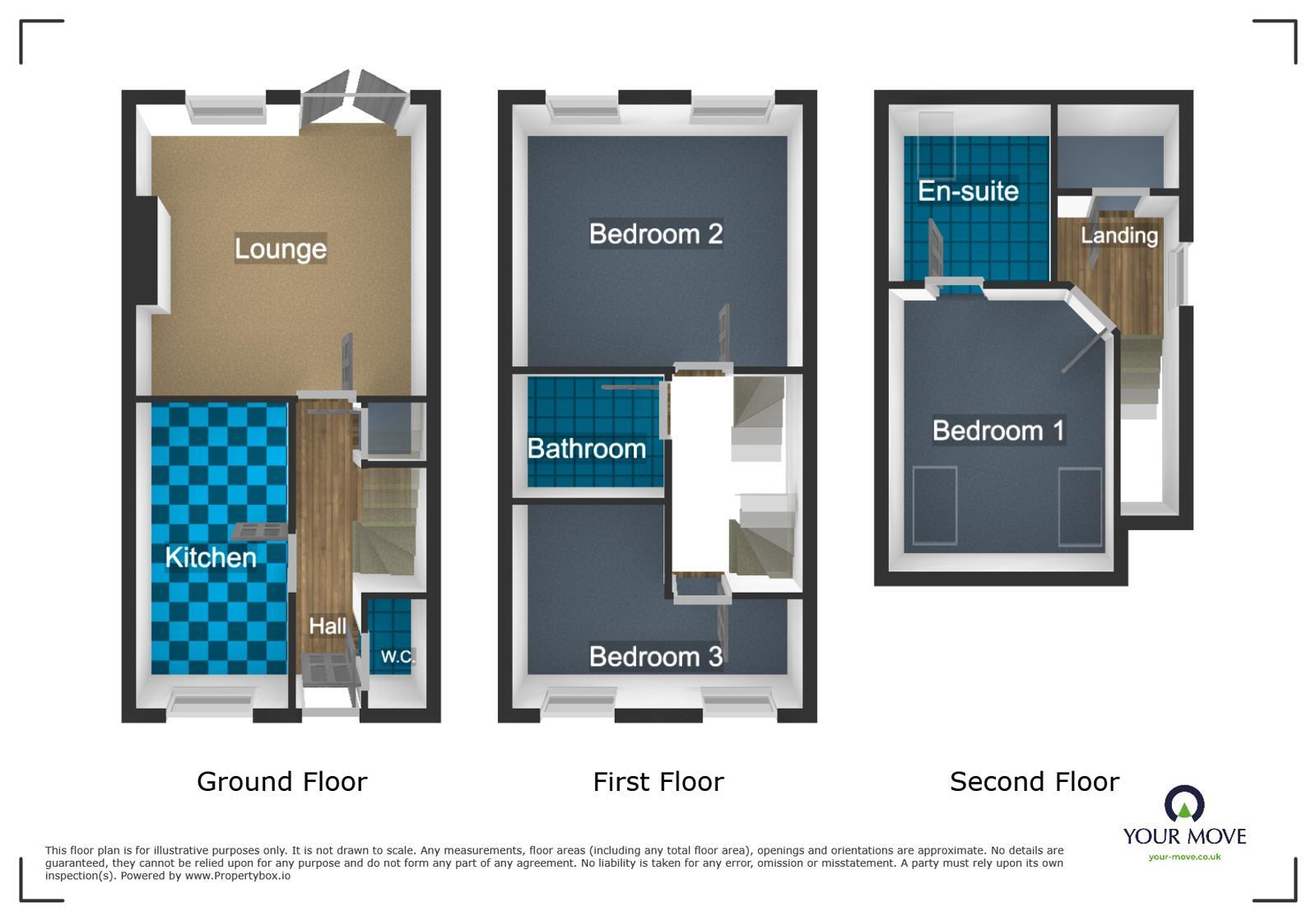 Floorplan of 3 bedroom Semi Detached House for sale, E Northfield Road, Netherton, Dudley, DY2