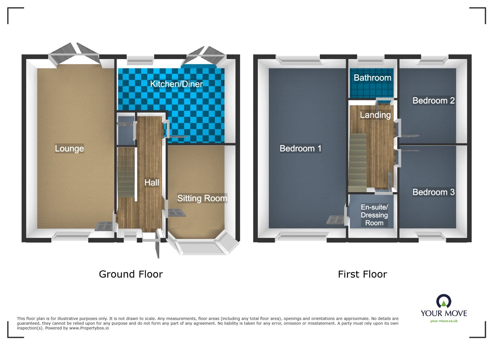 Floorplan of 3 bedroom Semi Detached House to rent, Elm Croft, Oldbury, West Midlands, B68